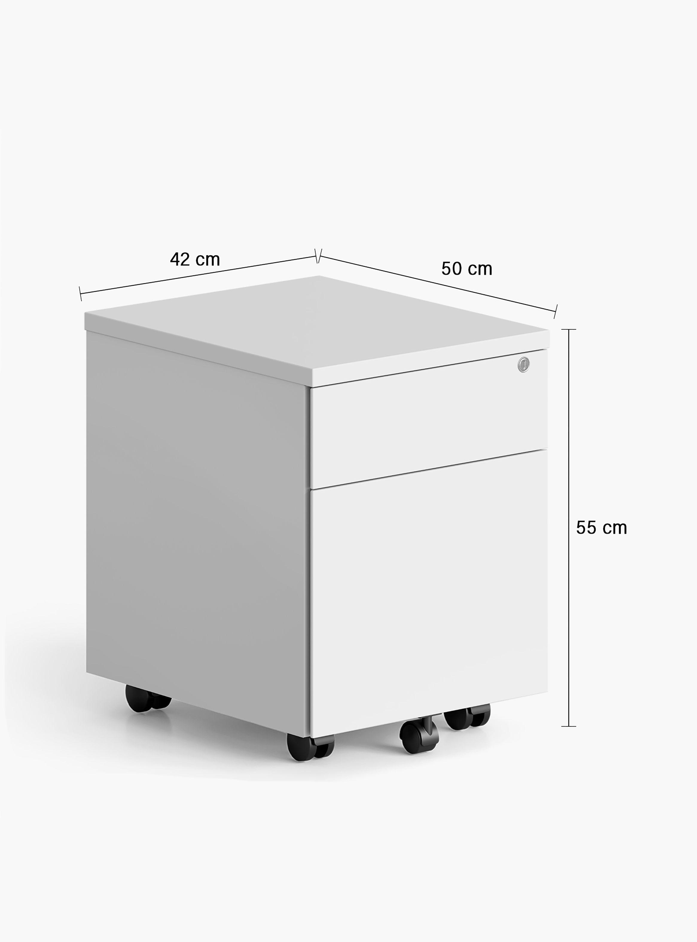 Cajonera Astro Doble Blanco-2