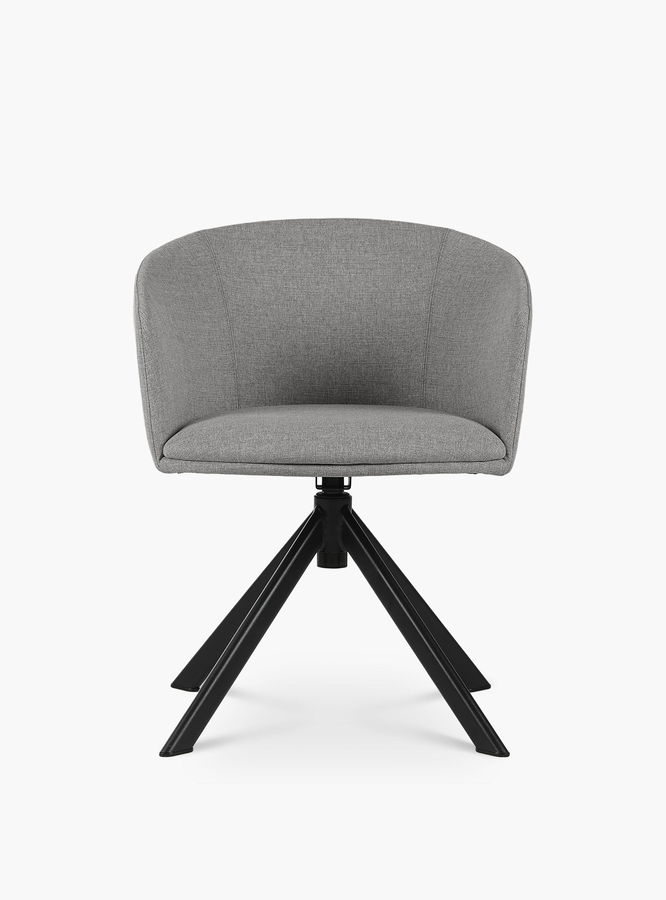 Silla Home Office Anton Giratoria Gris-0