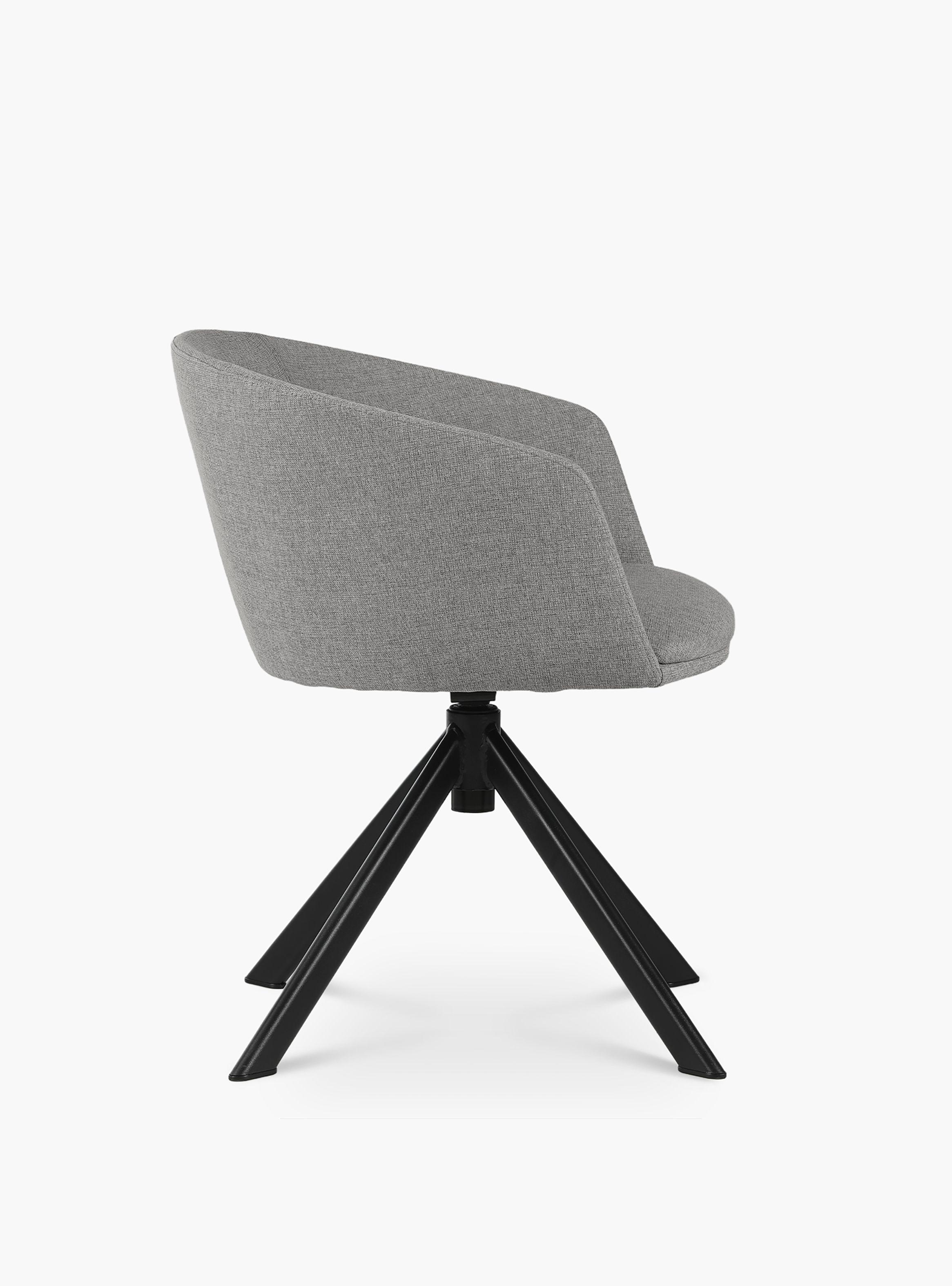 Silla Home Office Anton Giratoria Gris-2
