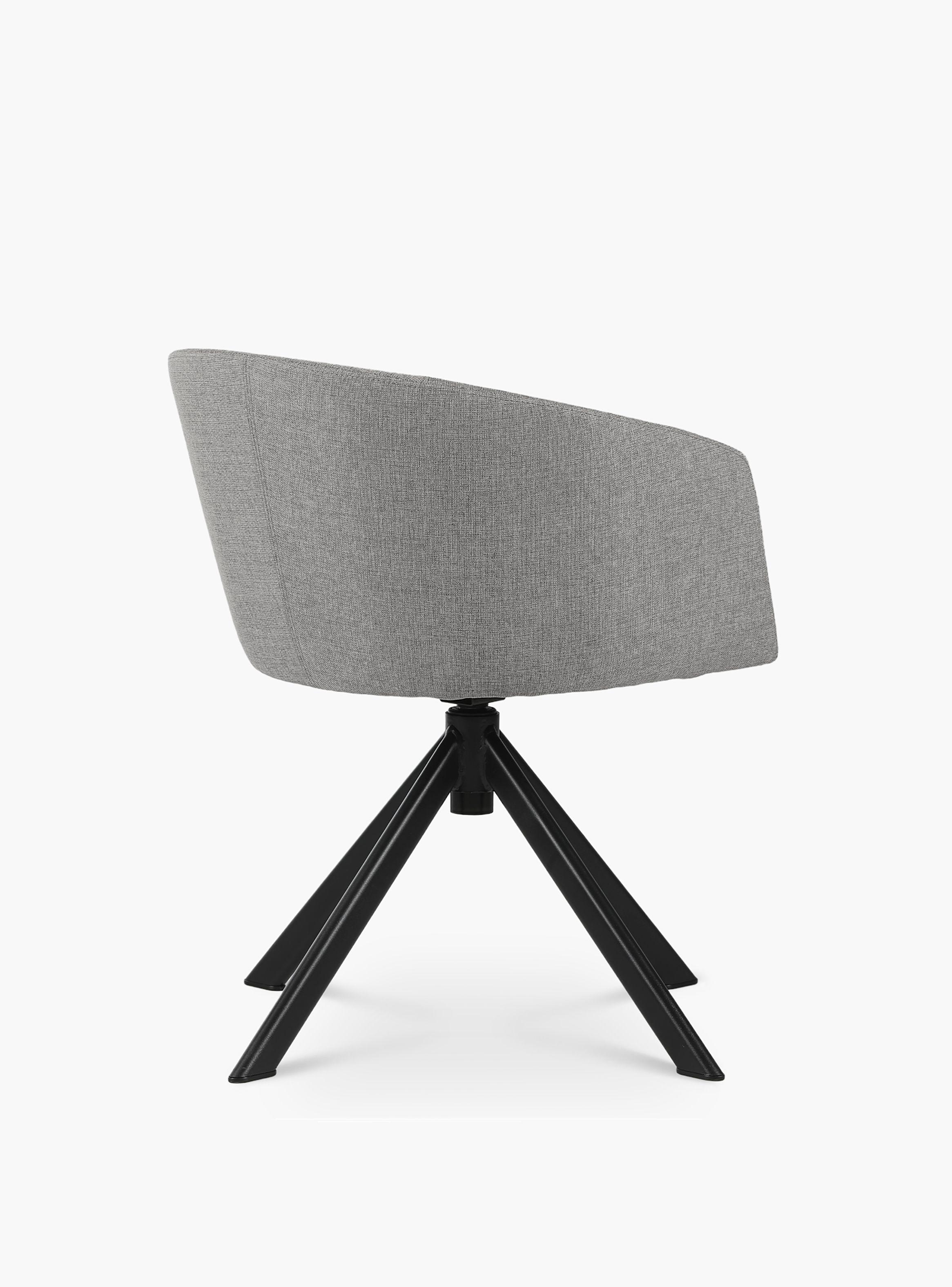 Silla Home Office Anton Giratoria Gris-3