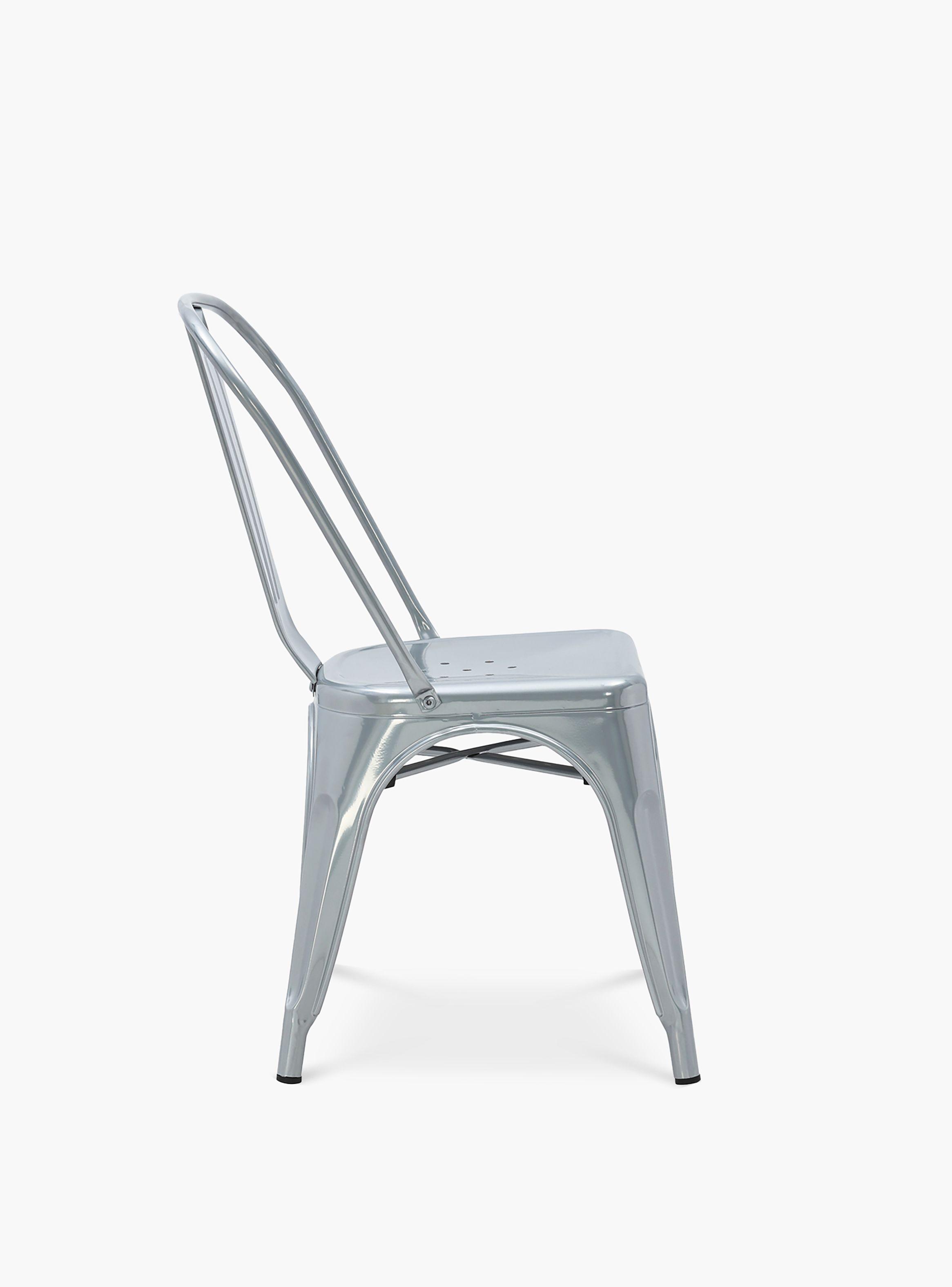 Silla Tolix Réplica Plata-2