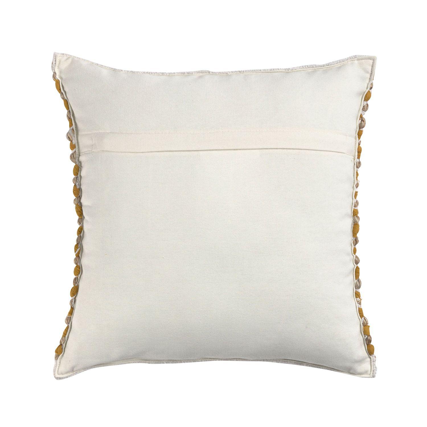 Funda de Cojin Chindi/Yute Fiesta ORO 45x45-1
