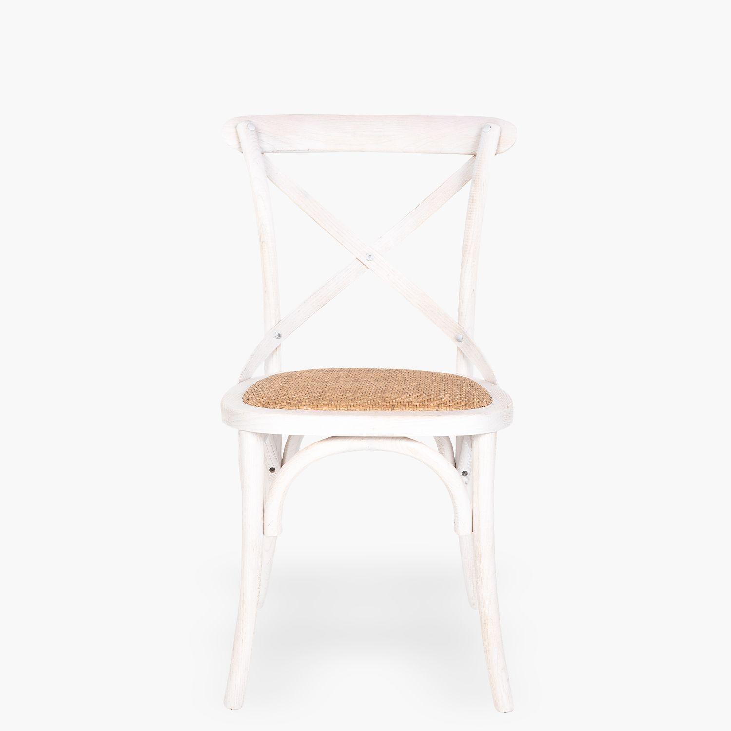 Silla Madera Tradition Rattan Blanco-0
