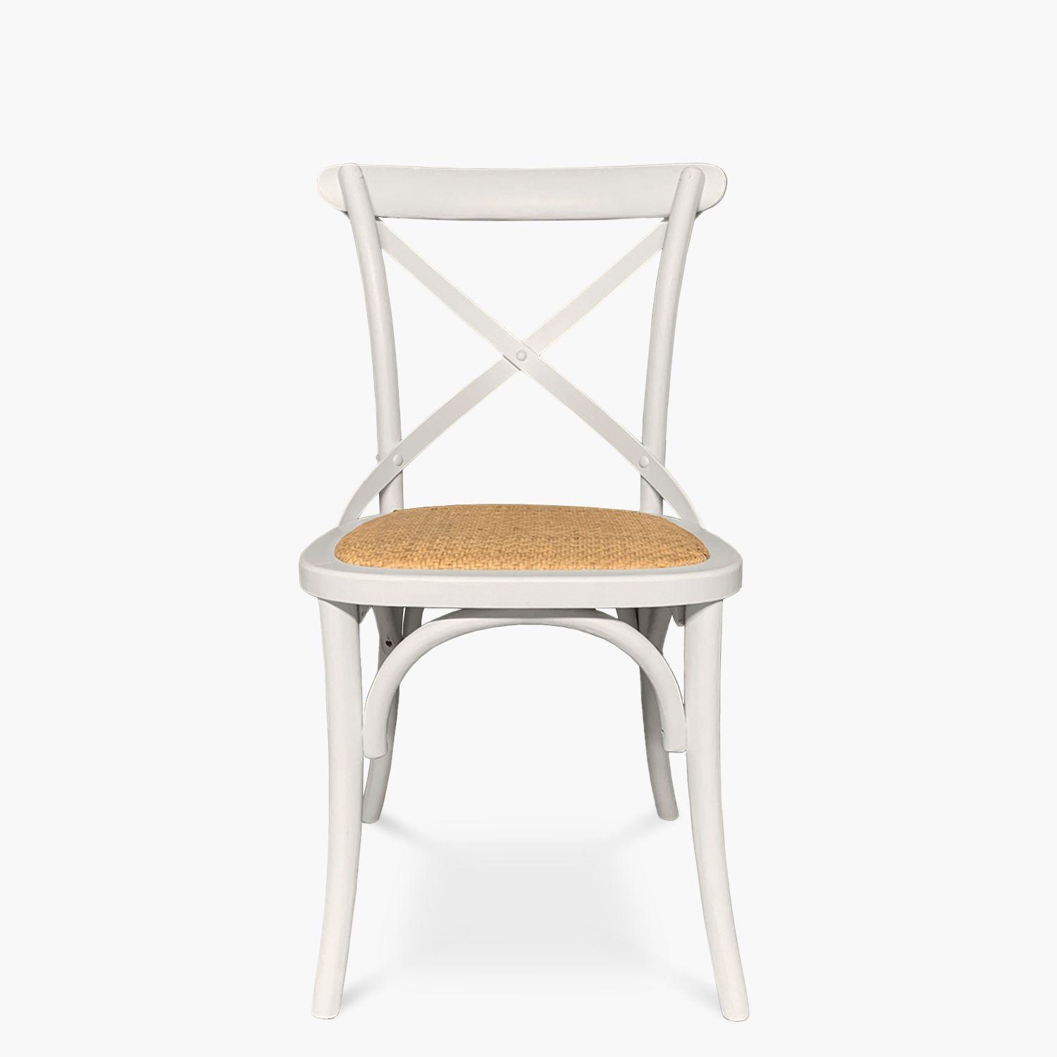 Silla Madera Tradition Rattan Blanco-1