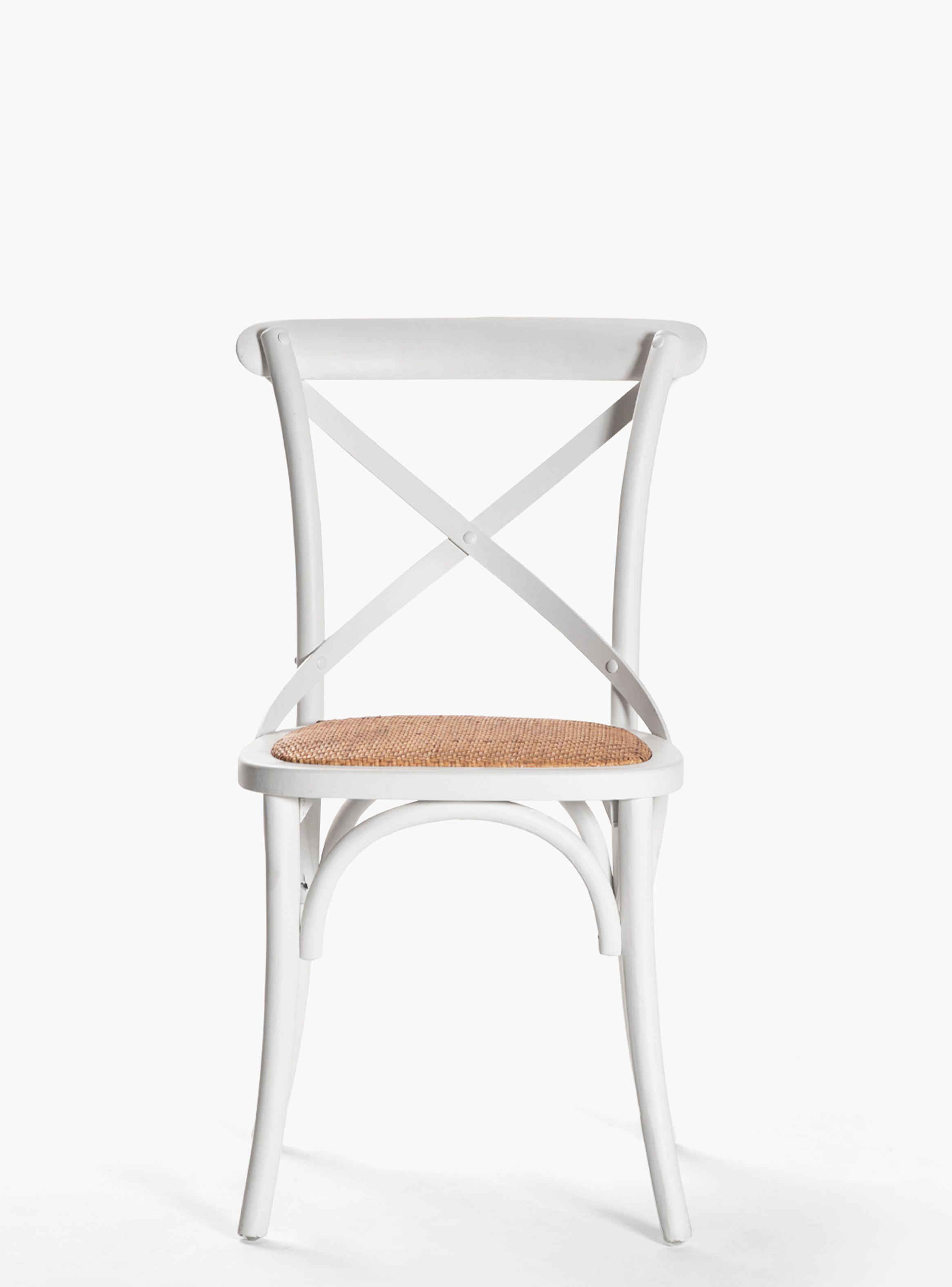 Silla Madera Tradition Rattan Blanco-3