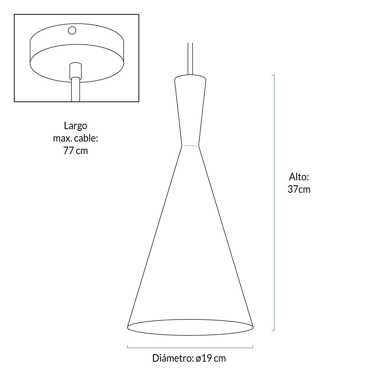 Lámpara de Colgar Beat Shade Flute (Réplica)-5