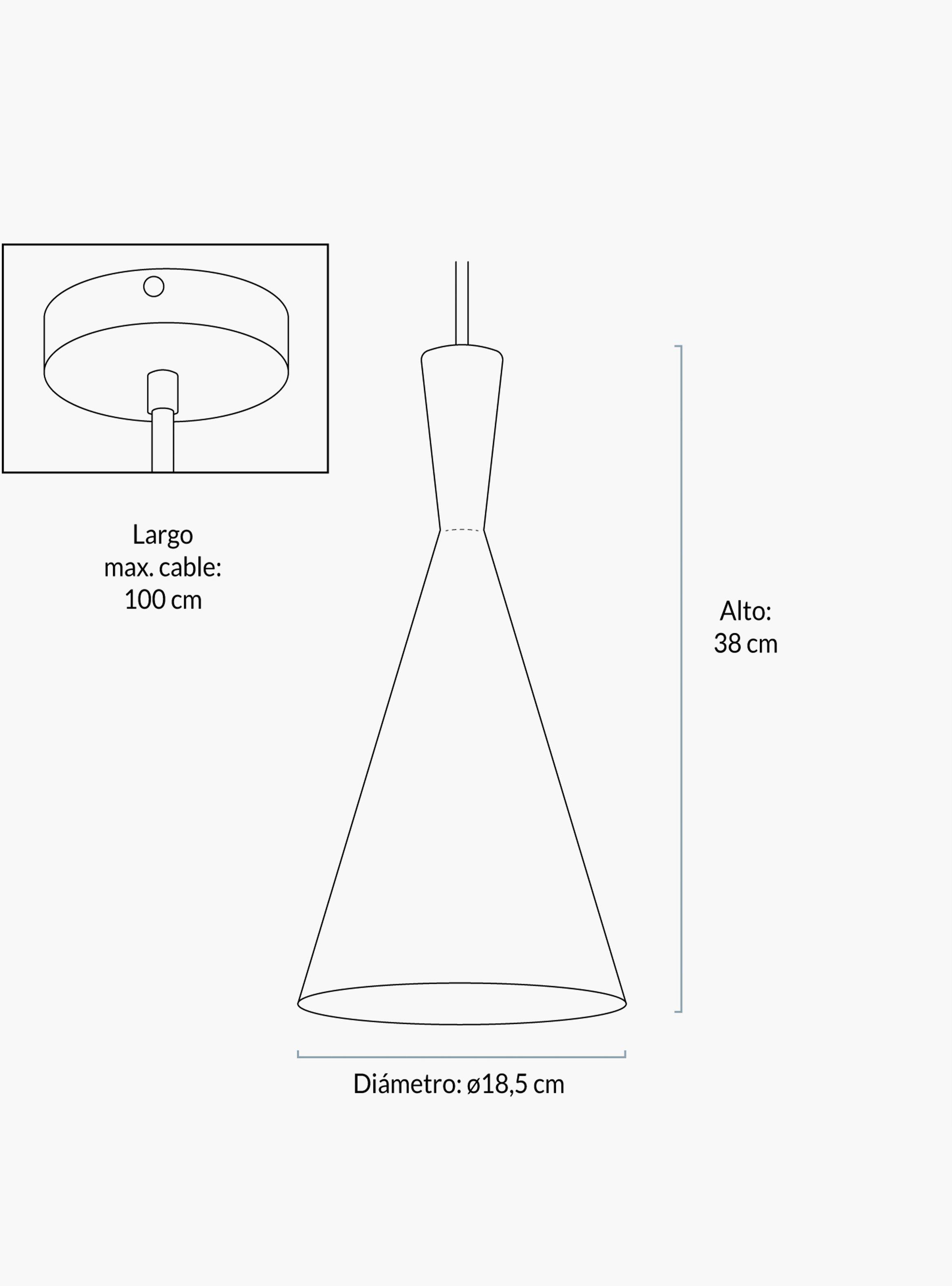 Lámpara de Colgar Beat Shade Flute (Réplica)-3
