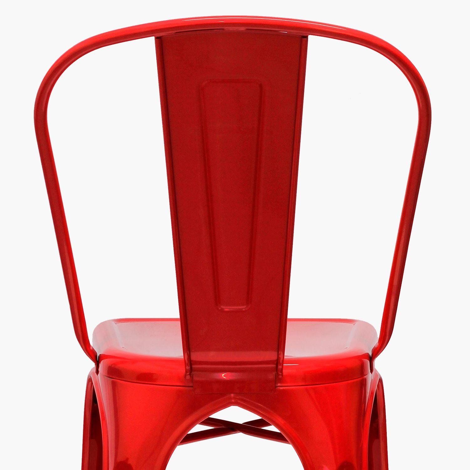 Silla Tolix Réplica Rojo-2