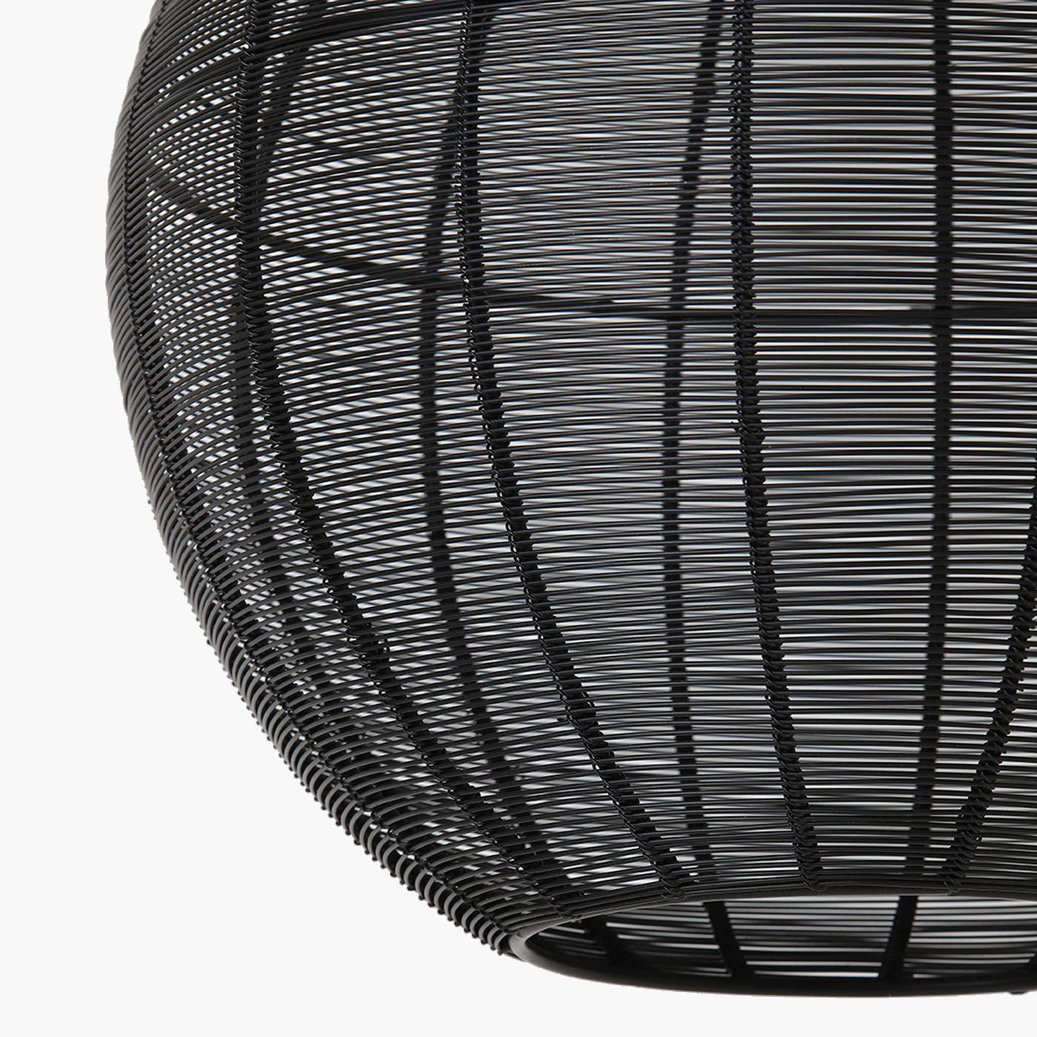 Lámpara De colgar Amarah 60 Negro-3