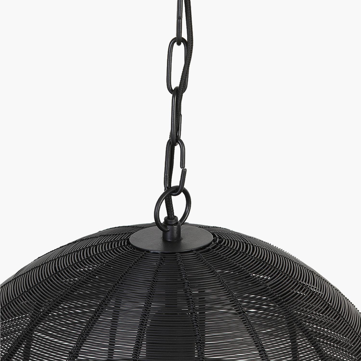 Lámpara De colgar Amarah 60 Negro-4