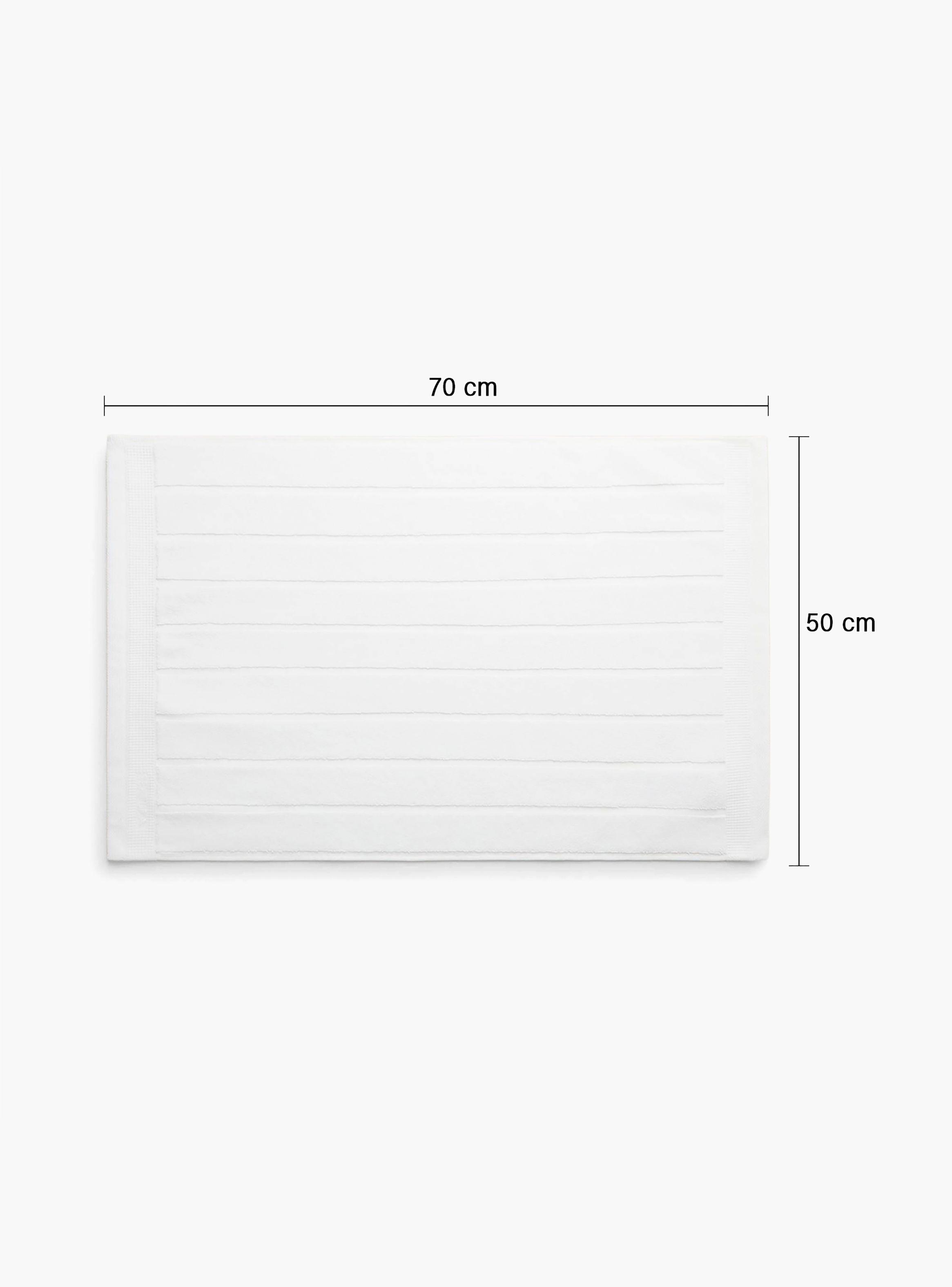 Piso de Baño Nilo 50x70 Blanco-4