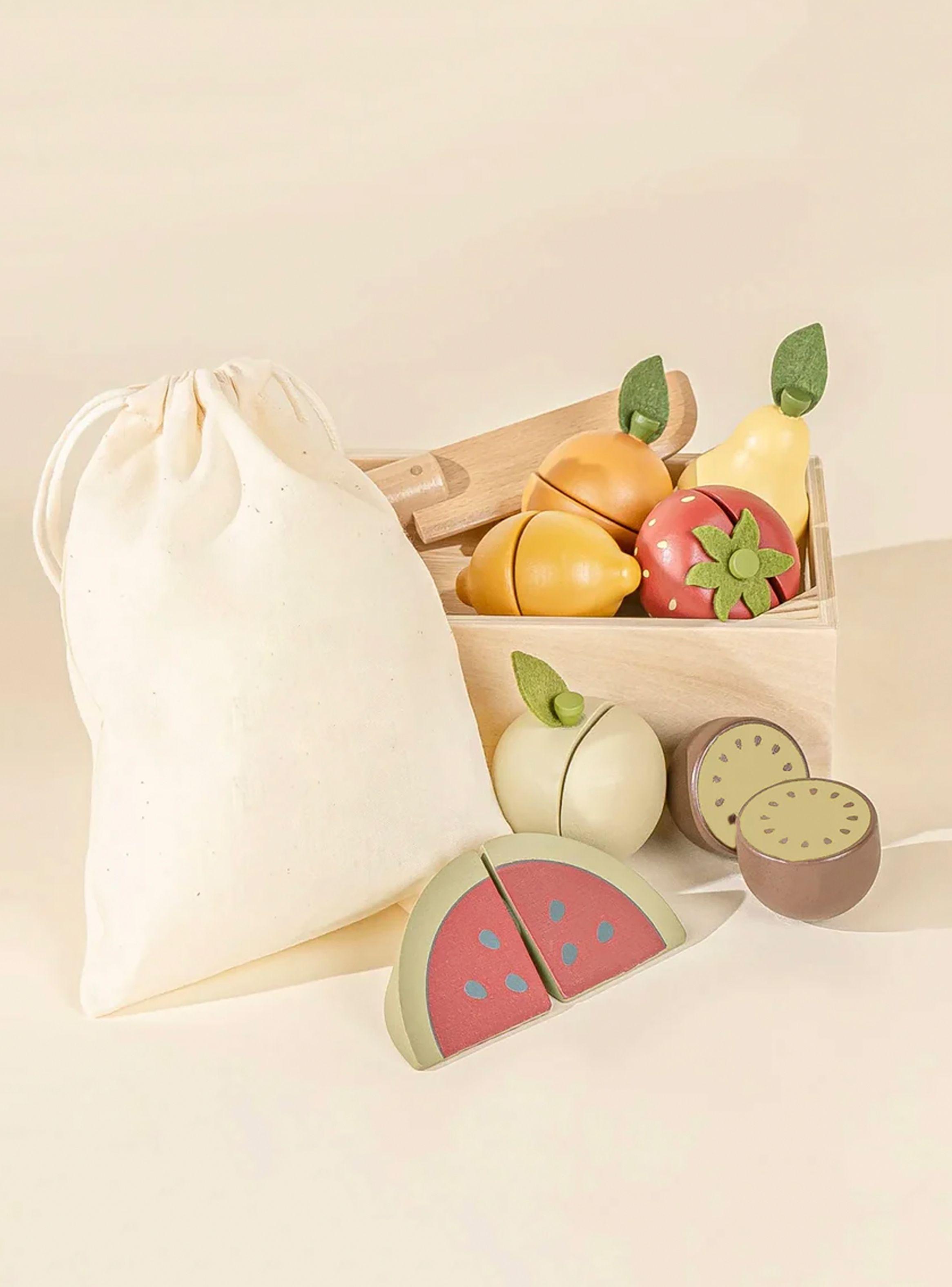 Set Frutas de Madera Multicolor-1