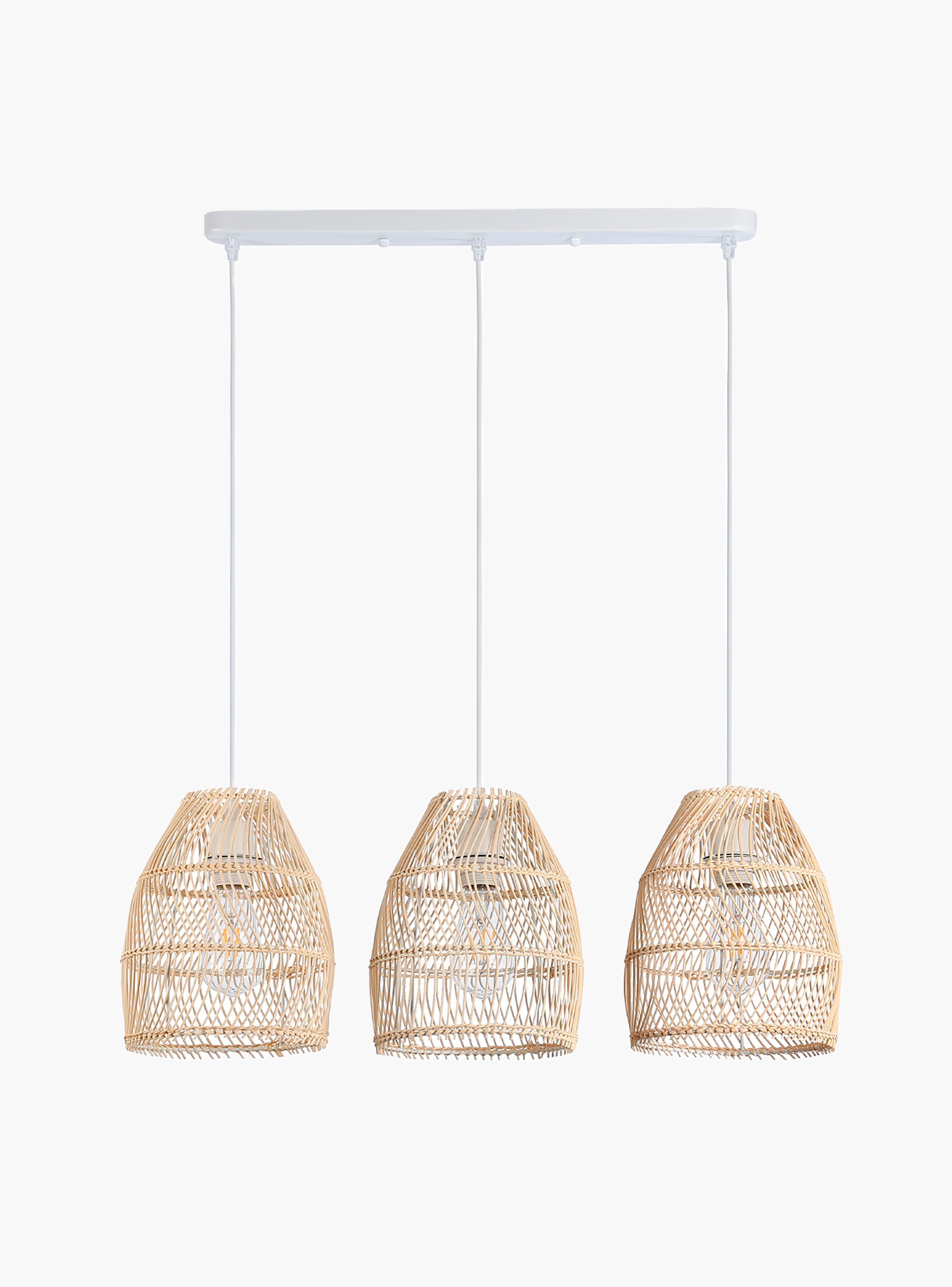 Lámpara de Colgar Sarah x3 Natural-2