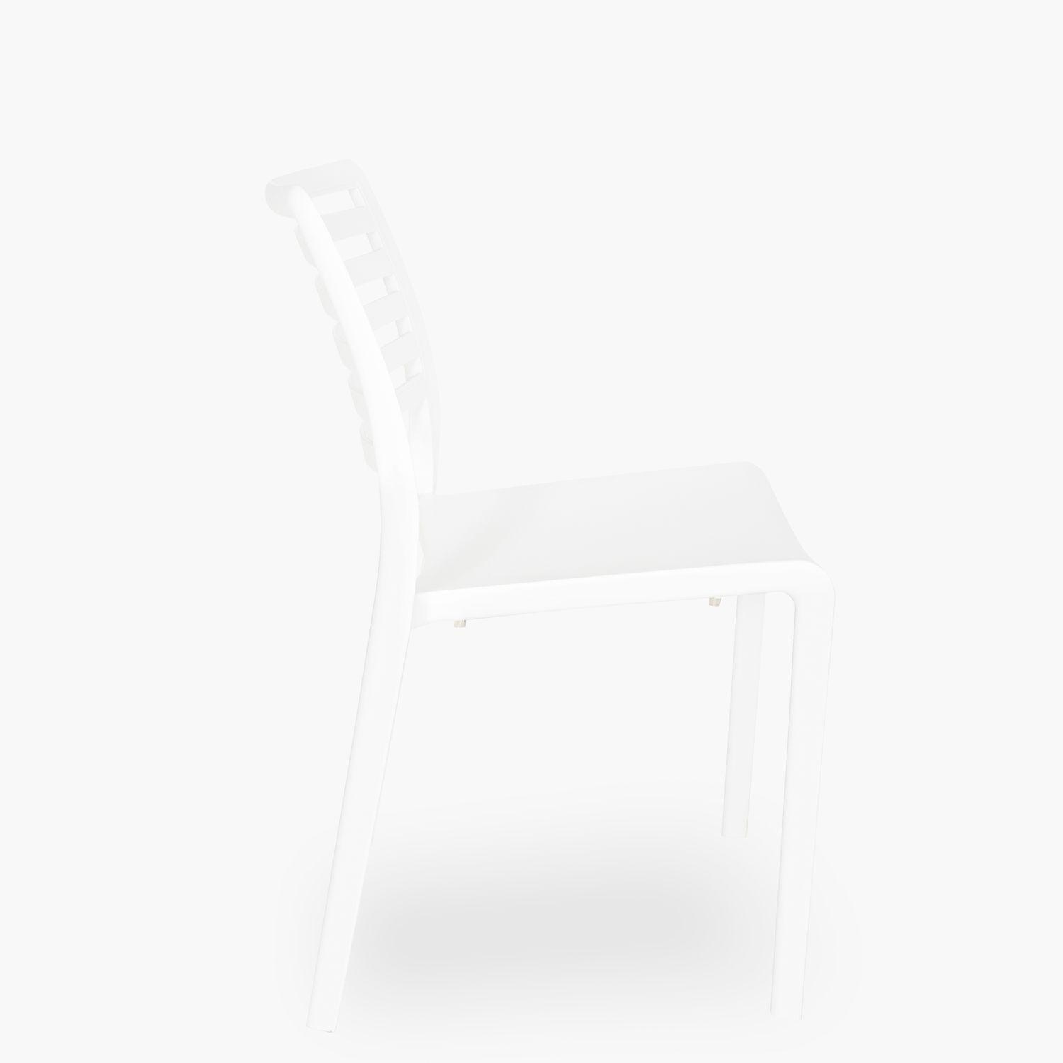 Silla Plástico para exterior Barcelona Blanco-6