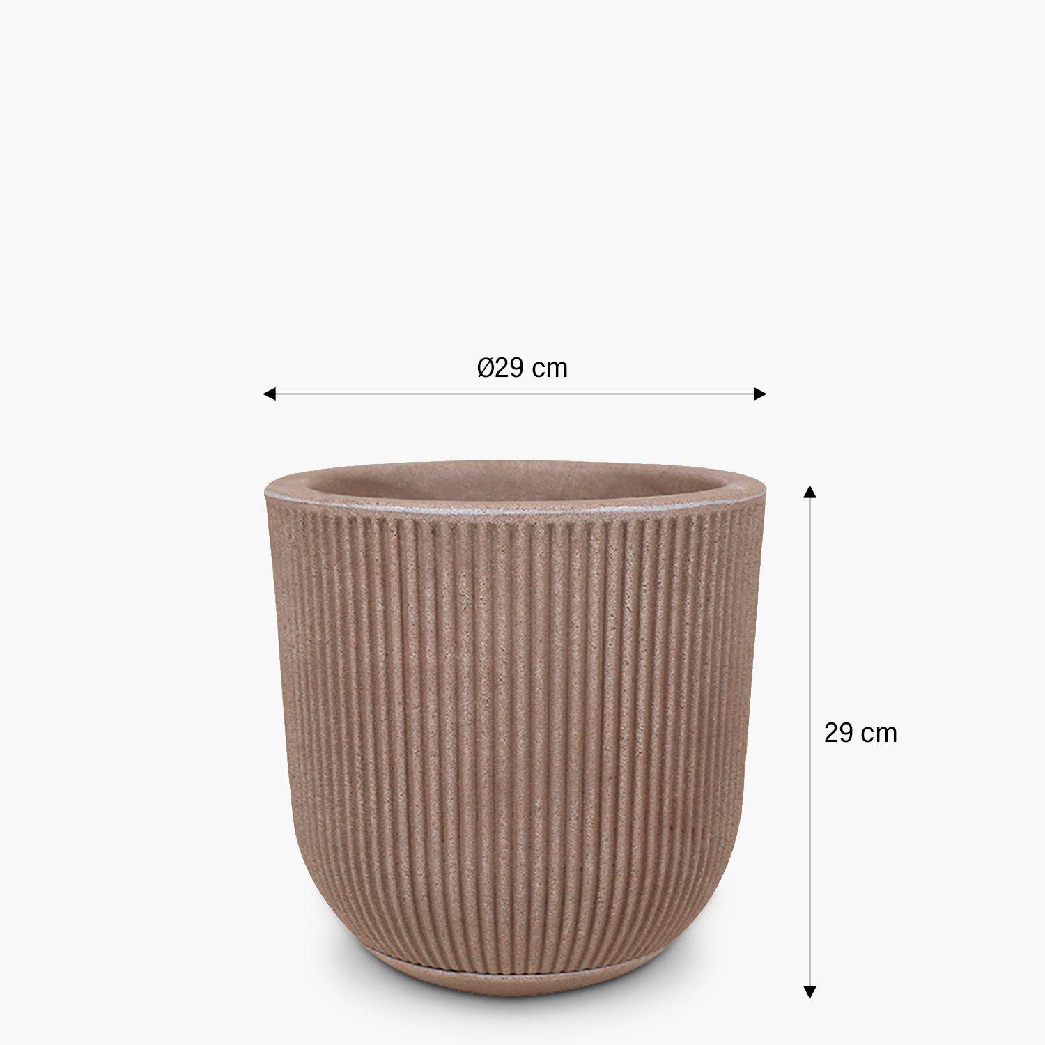 Macetero Pumalin 29 Café-1
