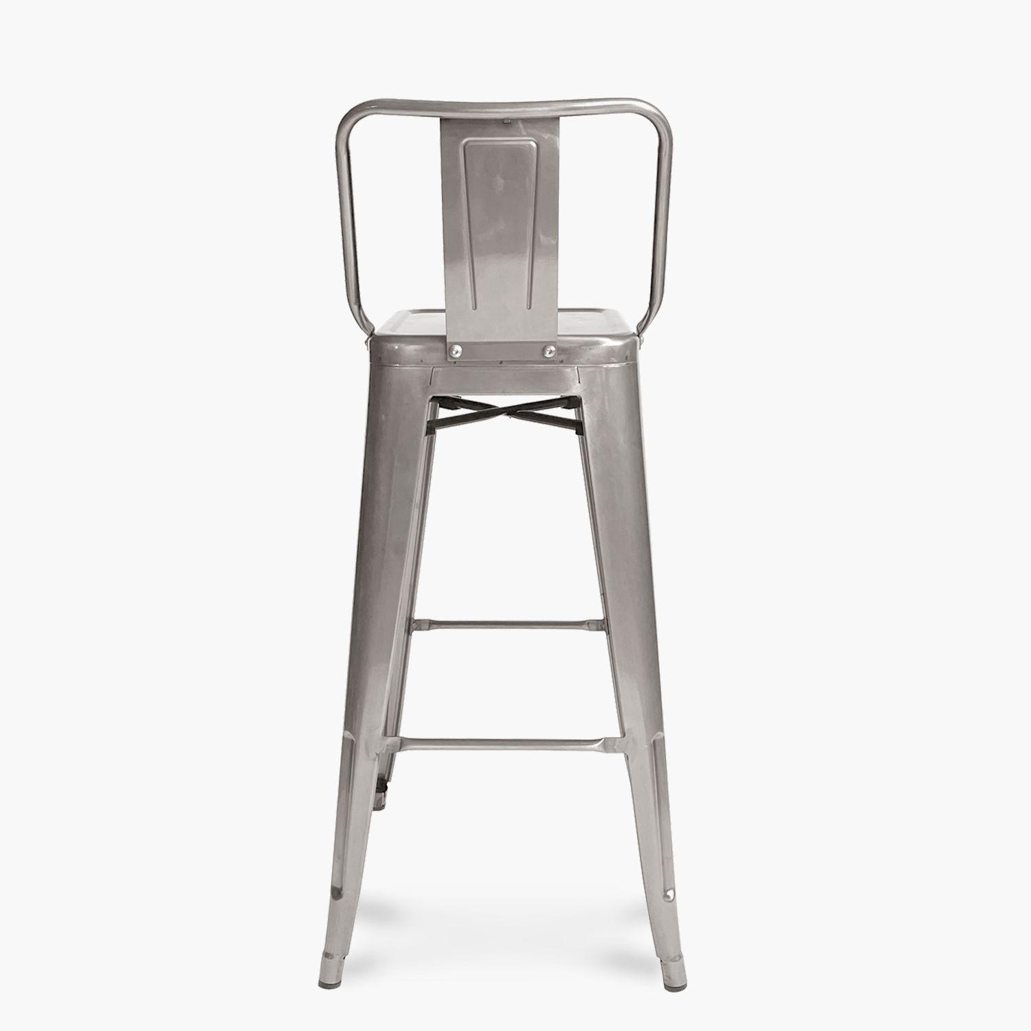 Pack 4 Taburetes Tolix con respaldo Alto 77 Metal-4