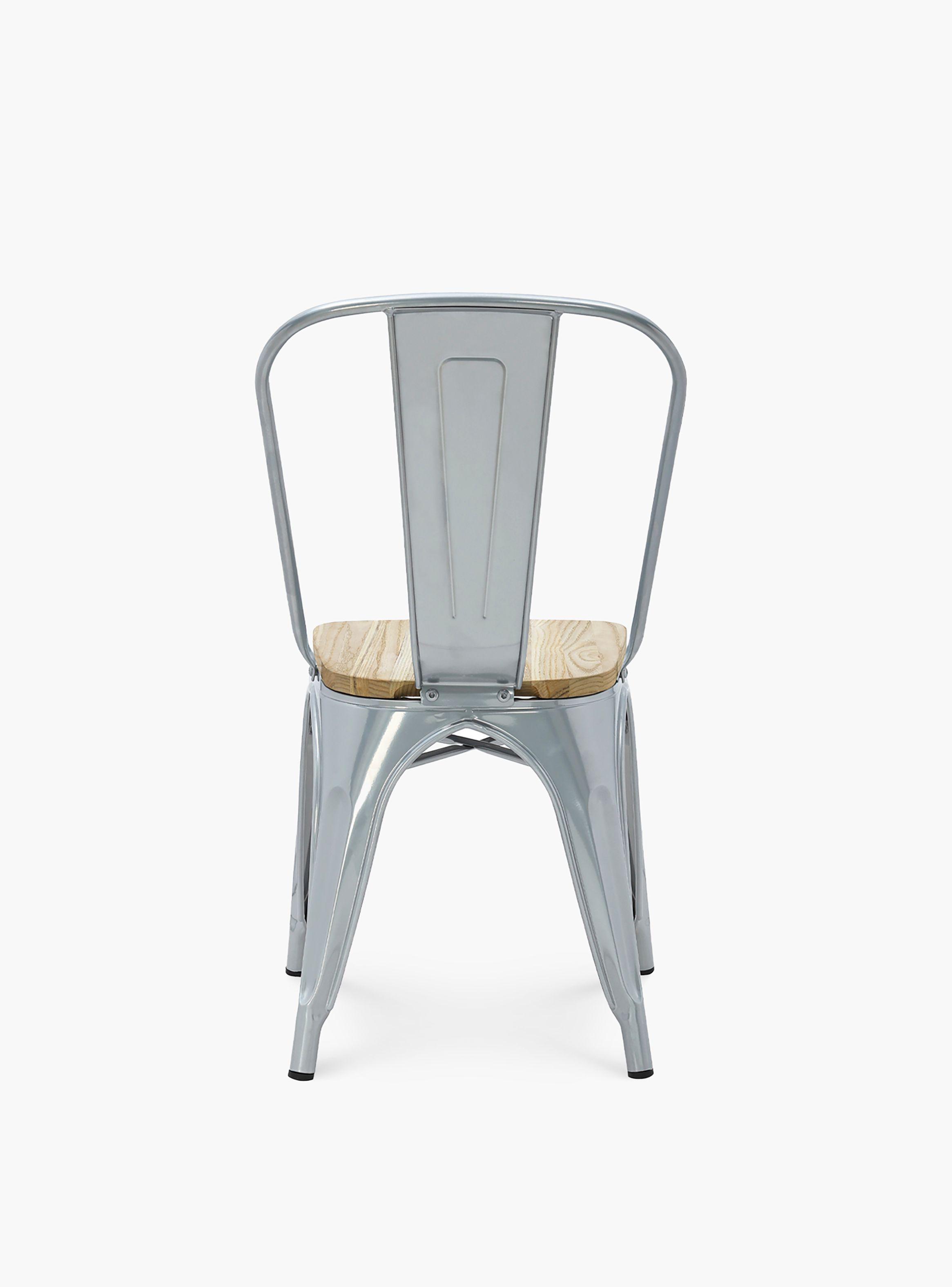Silla Tolix Madera Plata-3