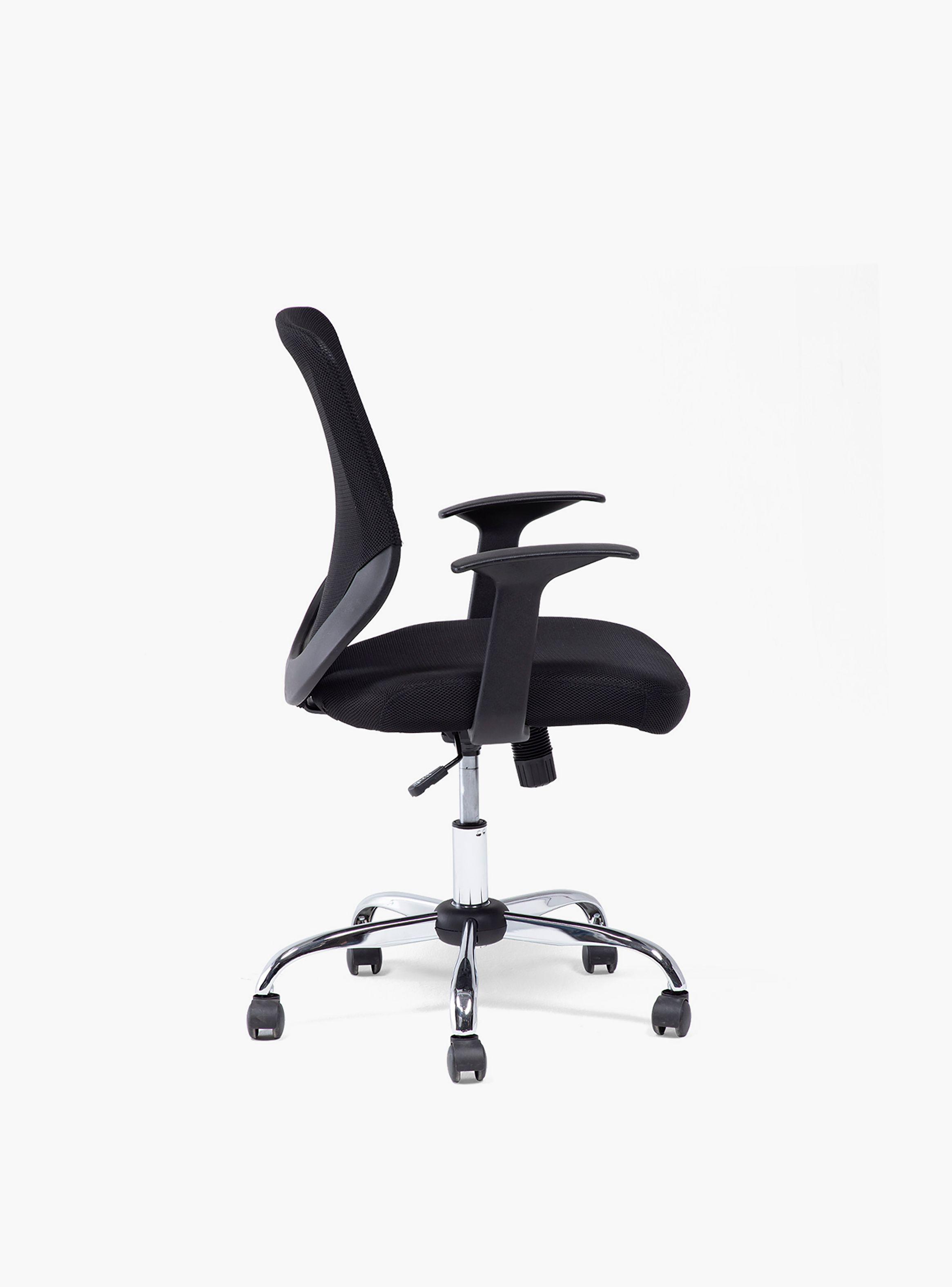 Silla Escritorio Bend Cromada Br Fijo-2