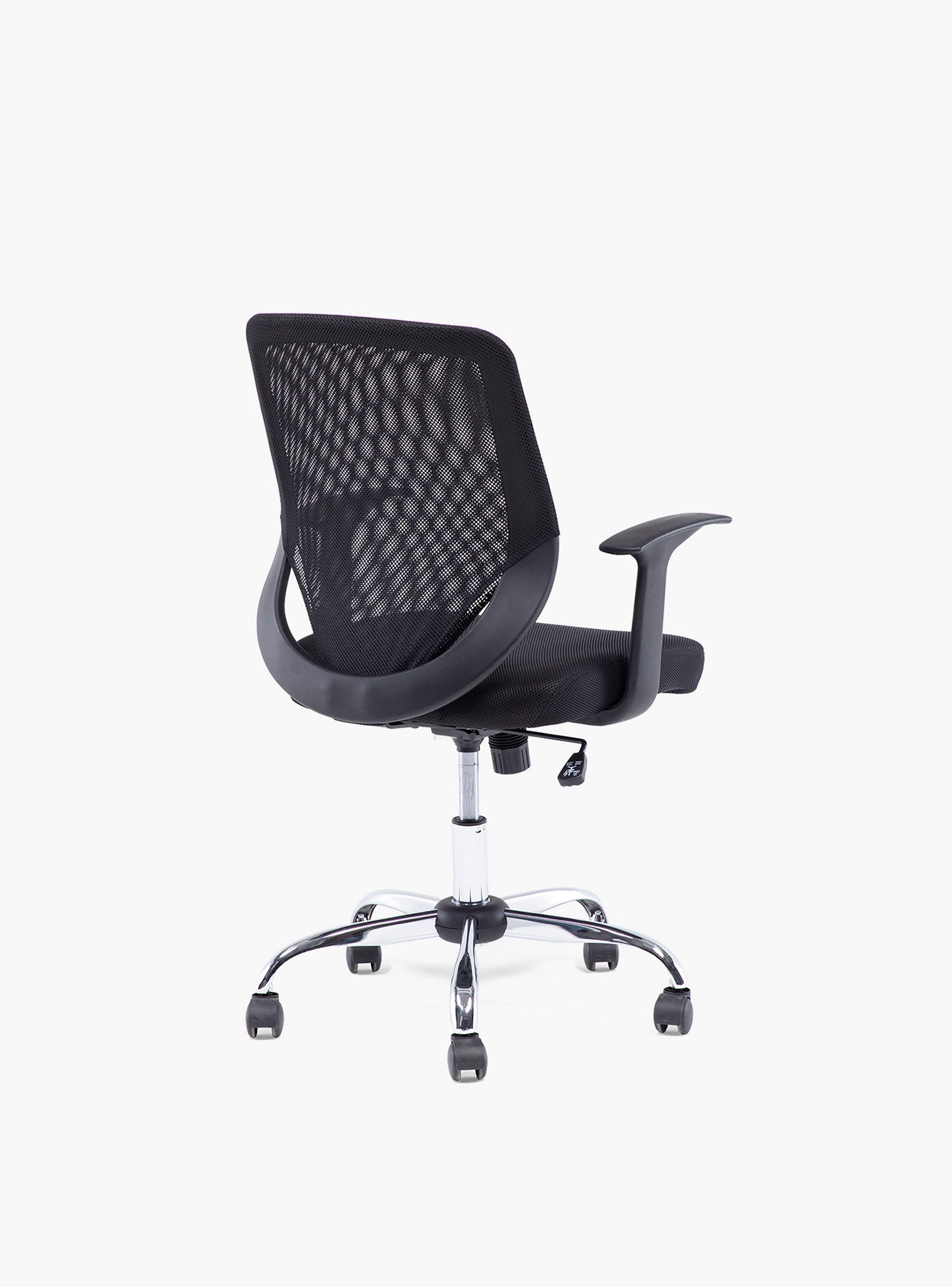 Silla Escritorio Bend Cromada Br Fijo-3