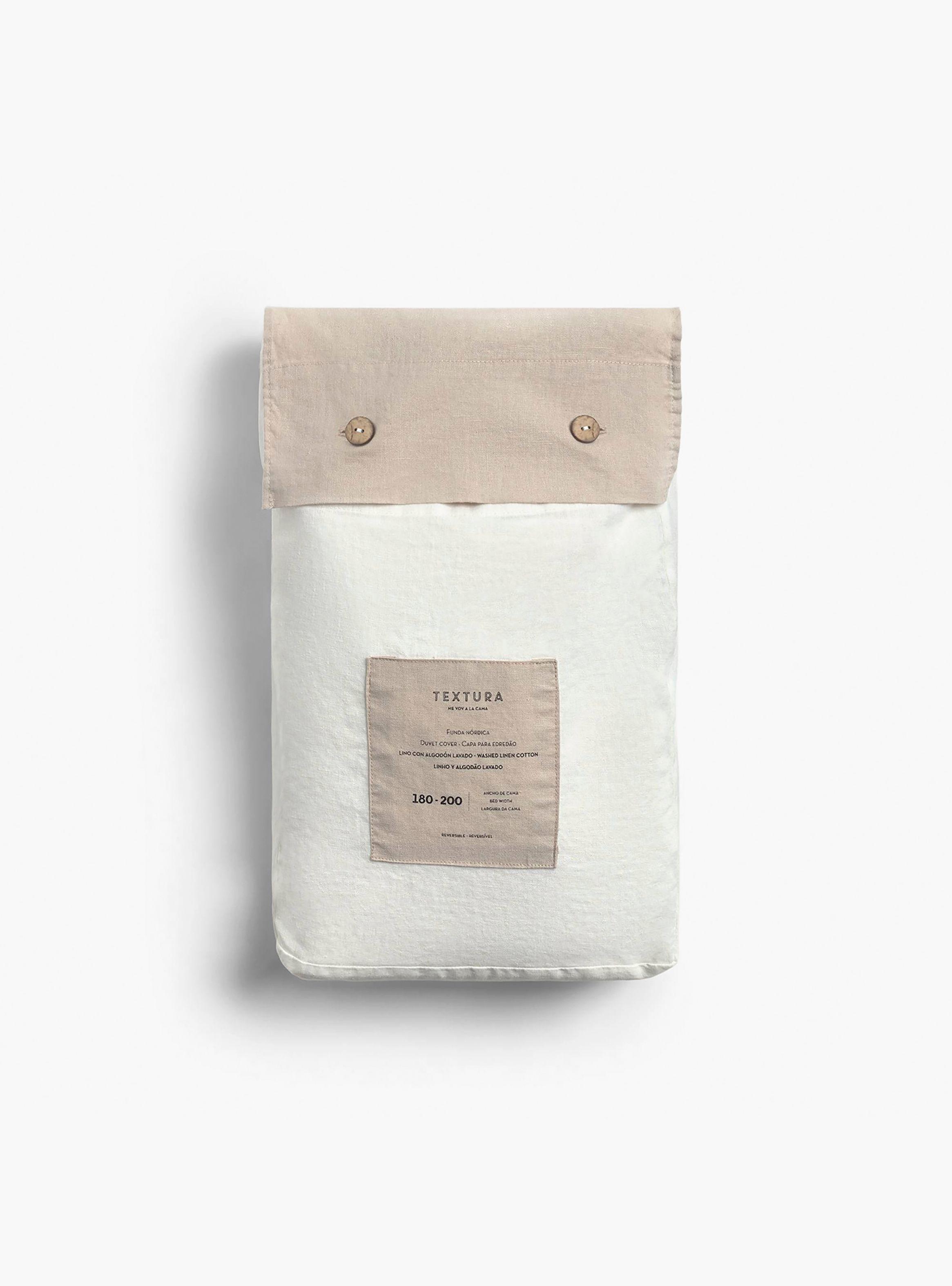 Funda Plumón Linlov 220x240 Beige (Cama 2 Plazas)-4