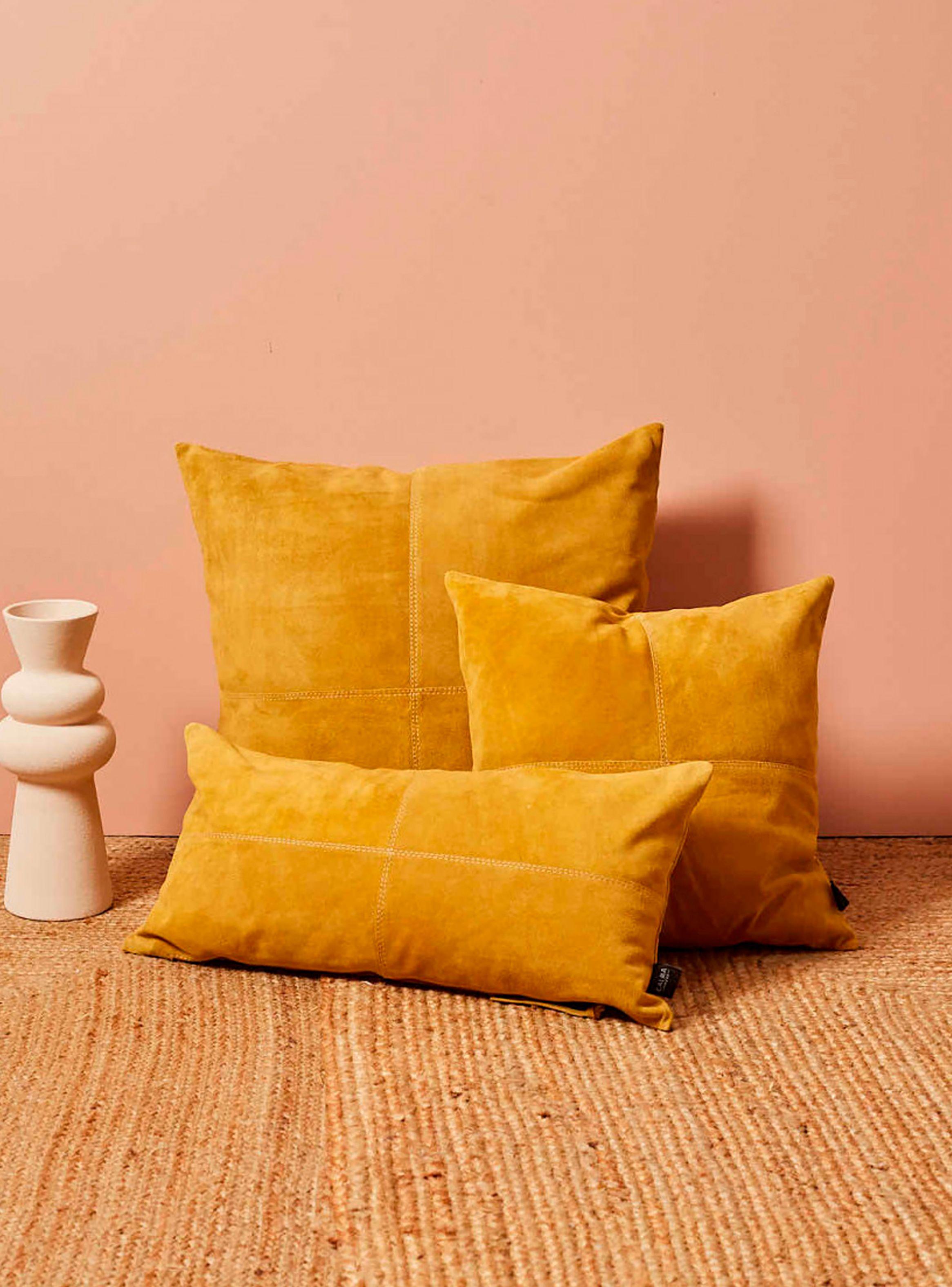 Funda Cojin Hamza 60x60 Mostaza-4