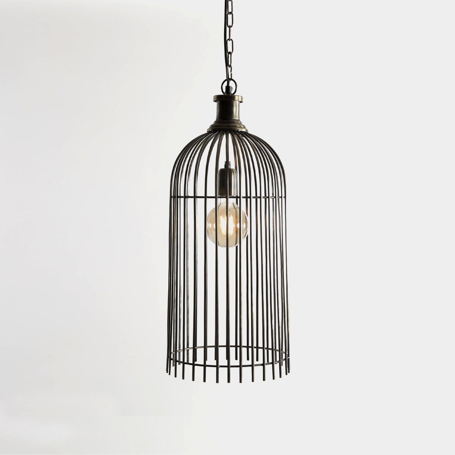 Lámpara de Colgar Finch M Bronce-0