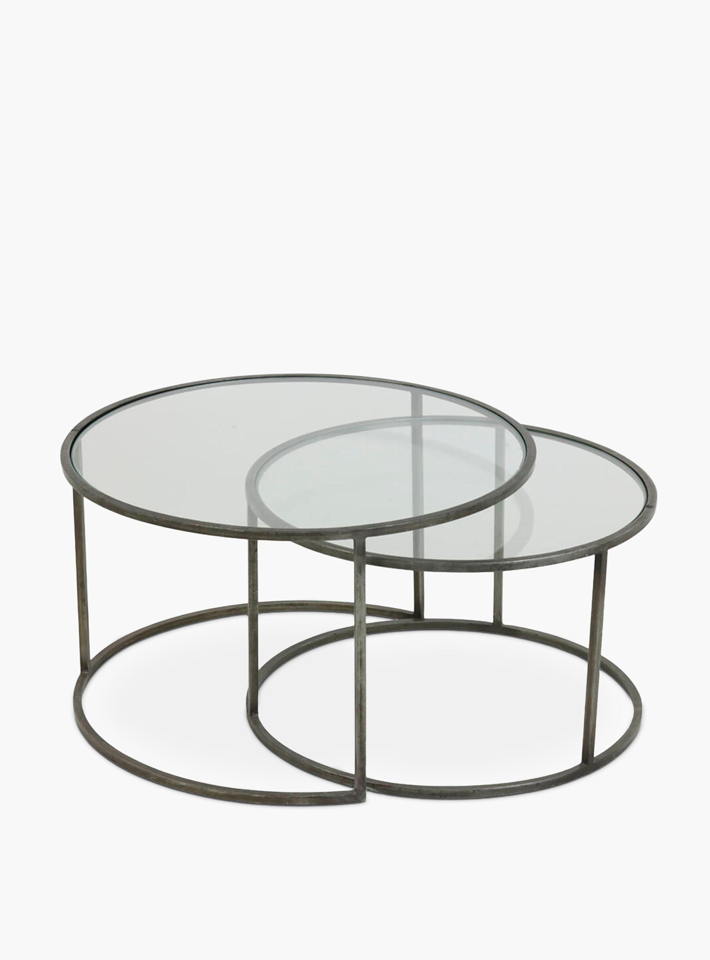 Mesas Anidadas Duarte Plateado-3