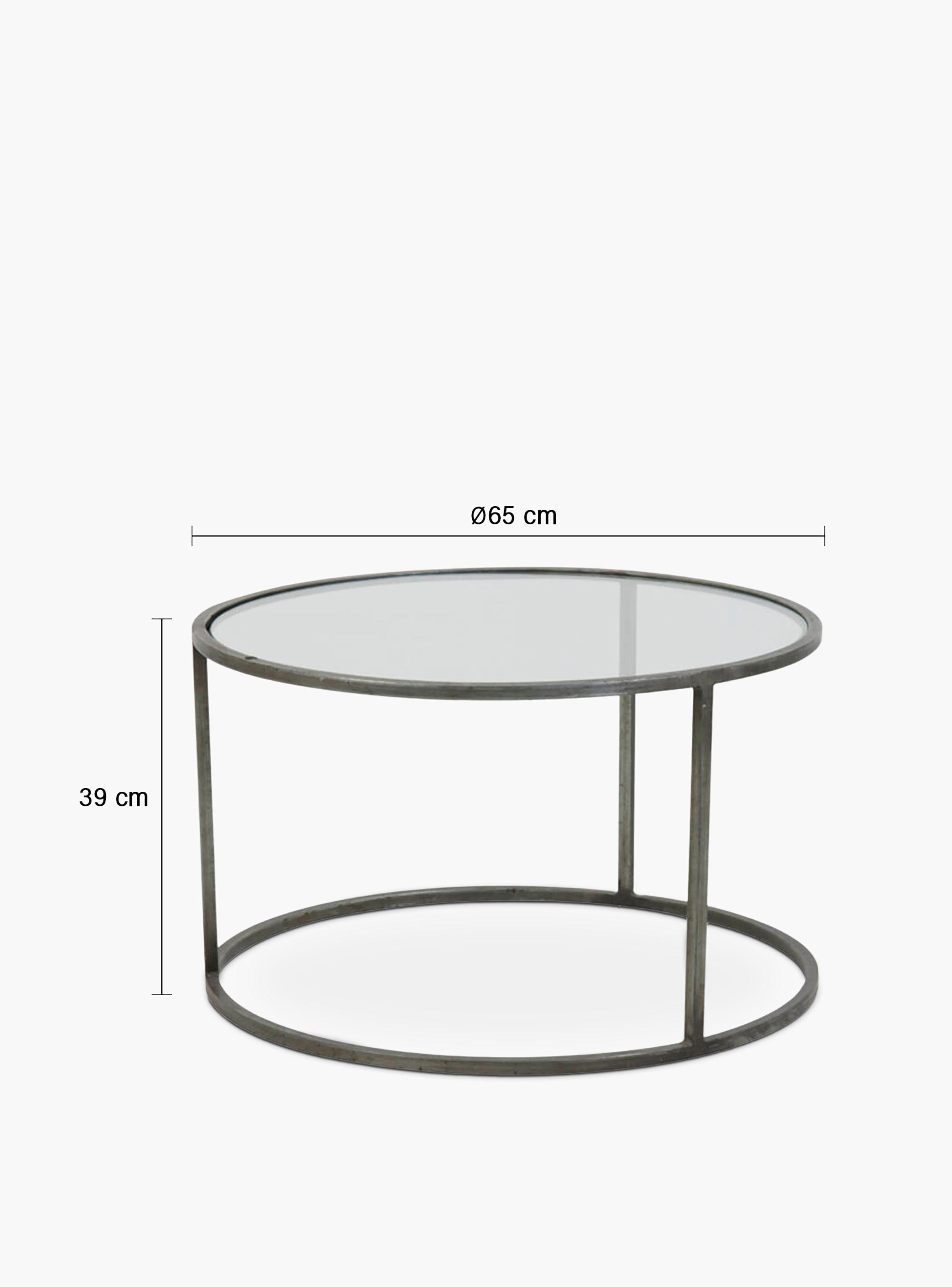 Mesas Anidadas Duarte Plateado-7