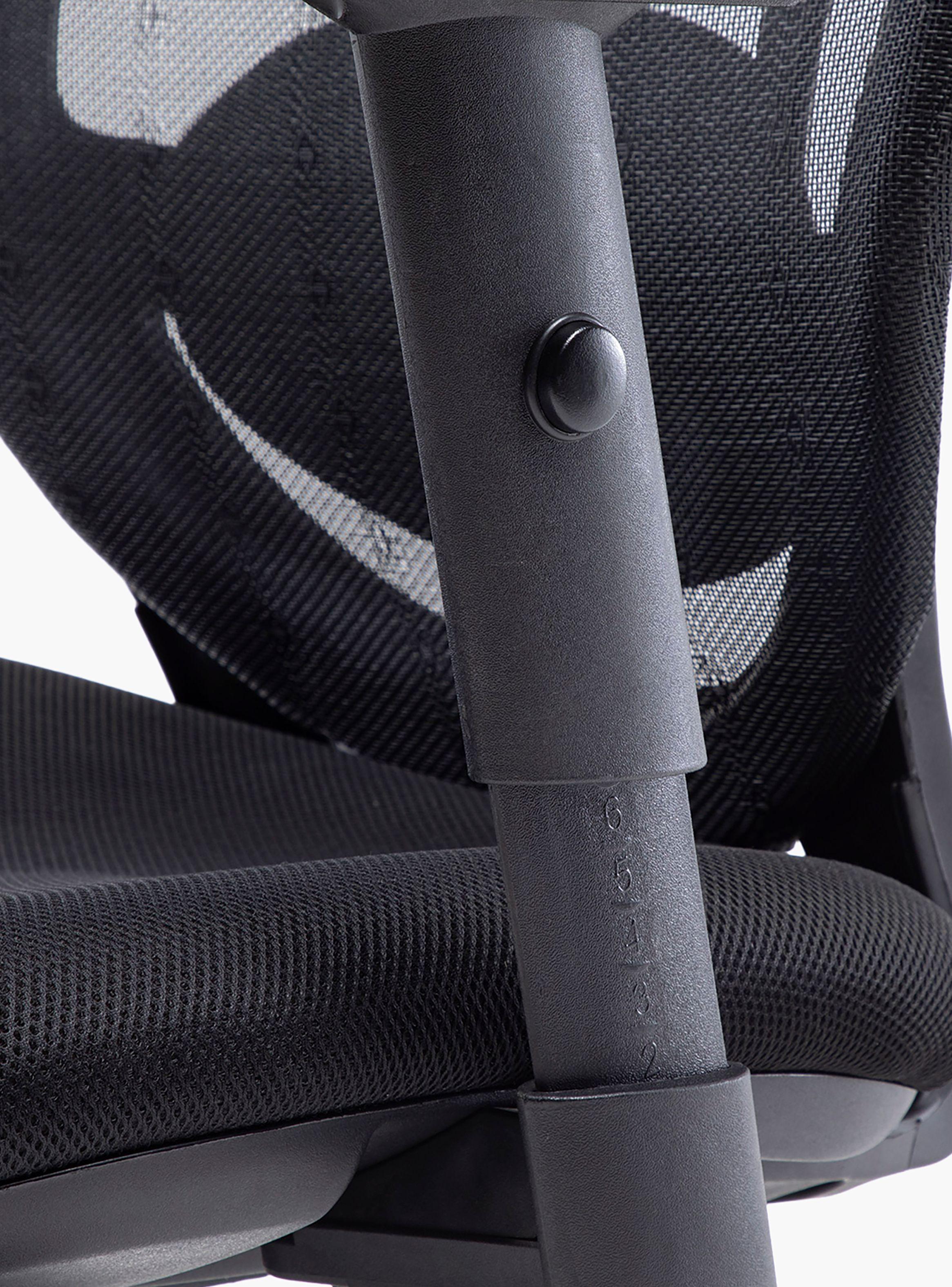 Silla Oficina Black Base Nylon c/cabecero Negro-9
