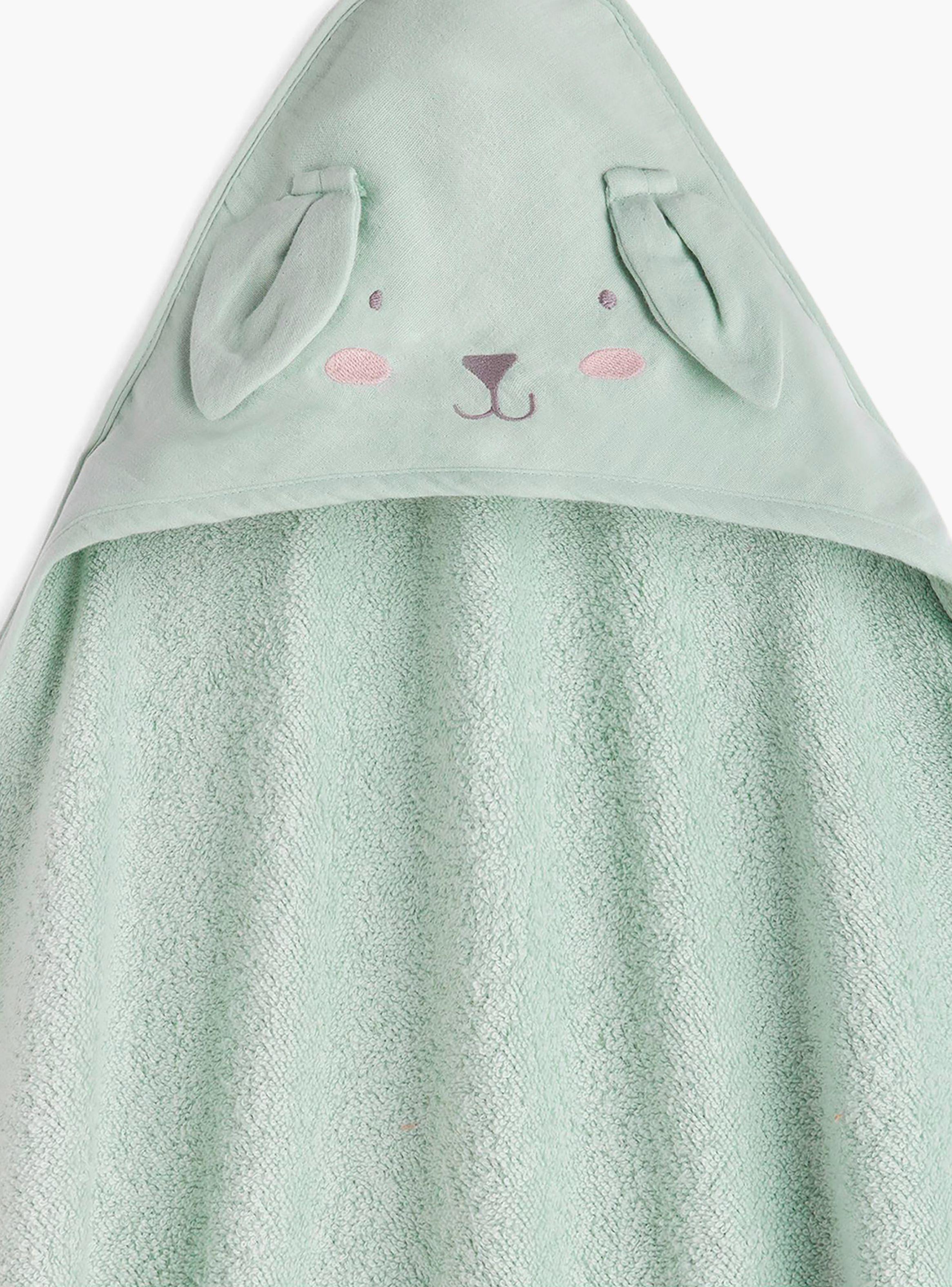 Toalla Infantil Caru 80x80 Verde Claro-2