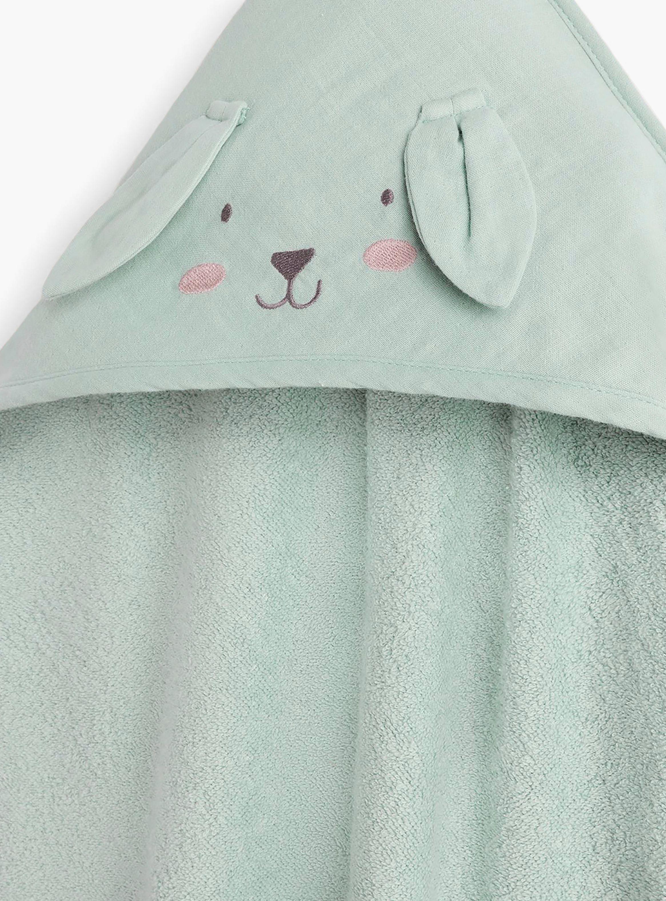 Toalla Infantil Caru 80x80 Verde Claro-3