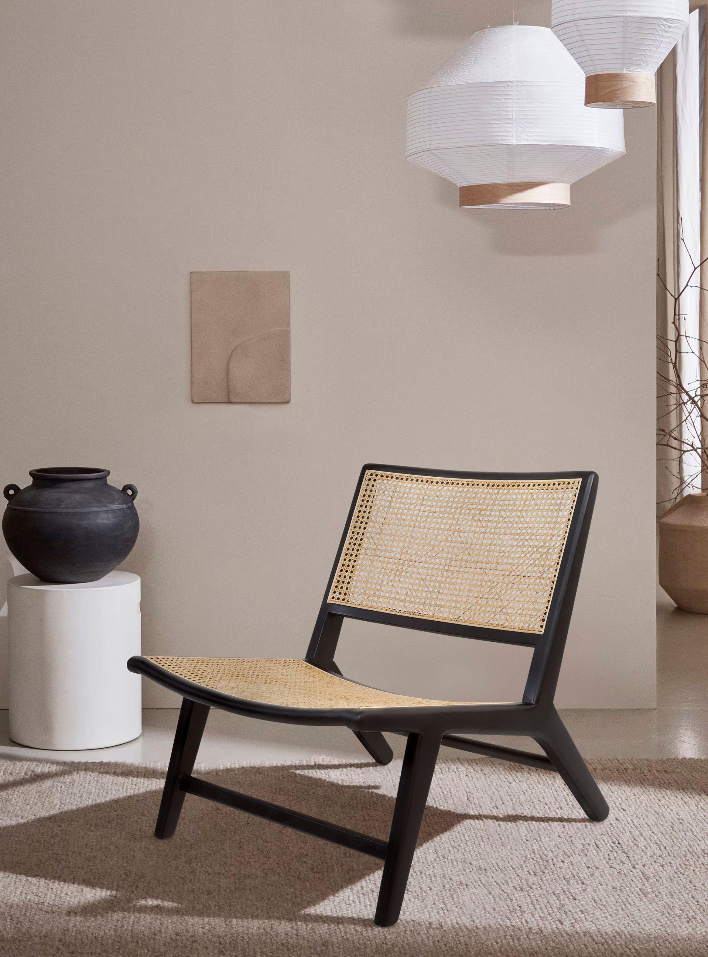 Sitial madera junquillo Stella Negro-5