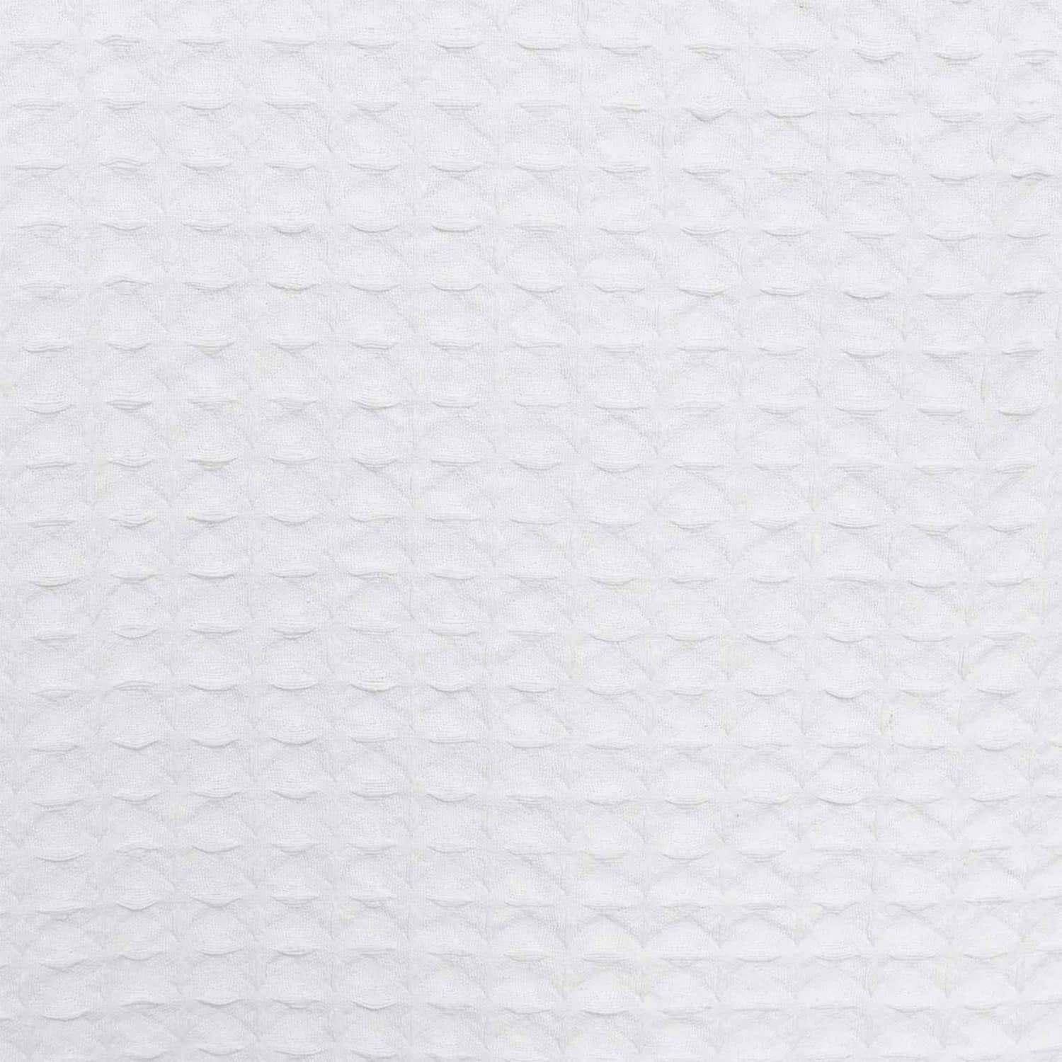 Cubrecama Panal 240x260 Blanco (cama 2 plazas o Queen)-2