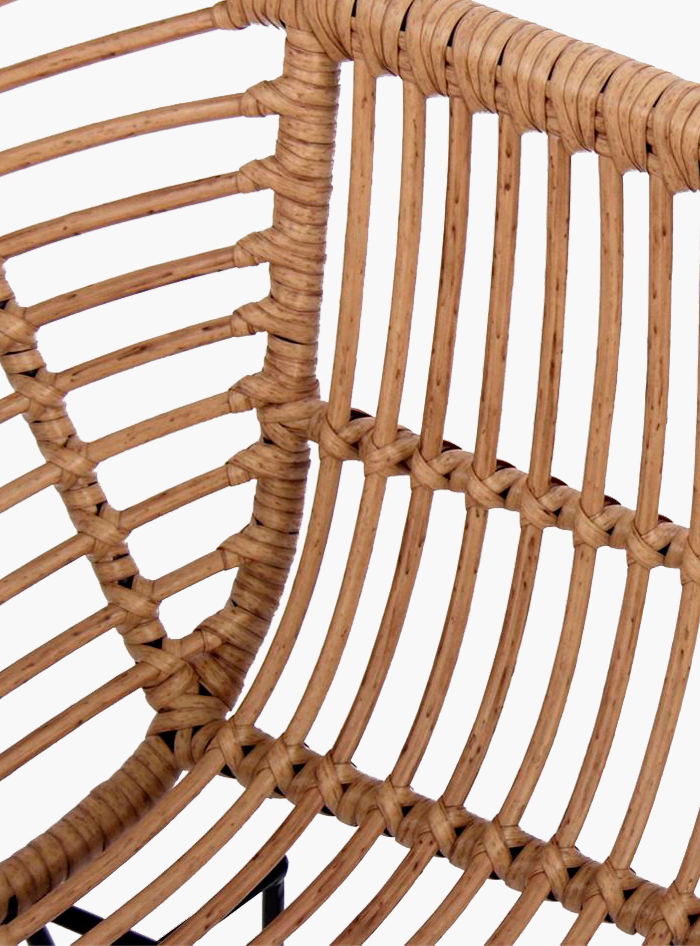 Silla Comedor c/brazo ratan sintetico Creta-5