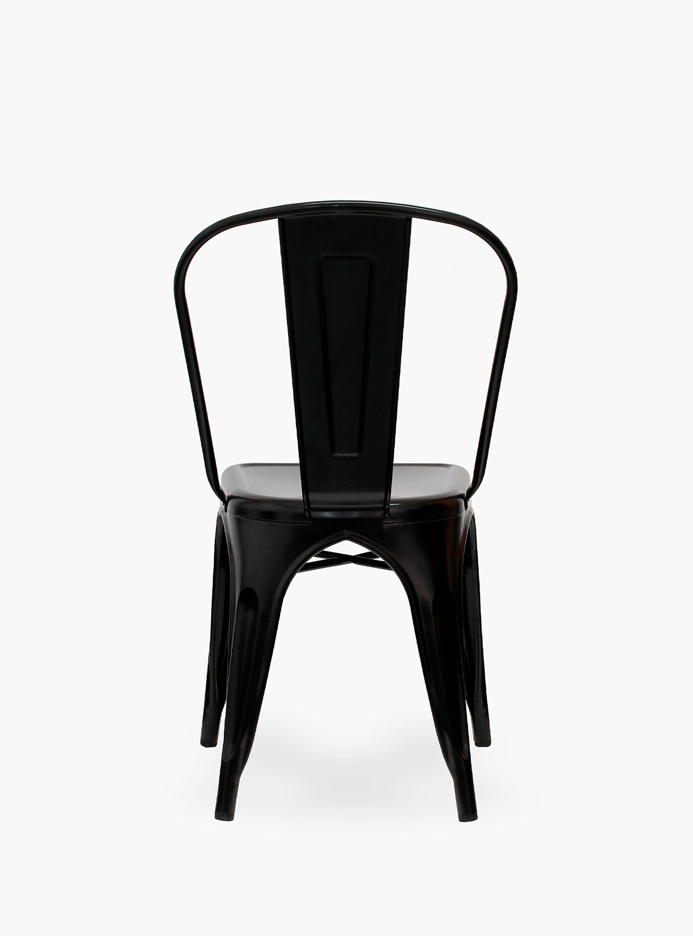 Pack 4 Sillas Tolix Asiento Metal Negro-5