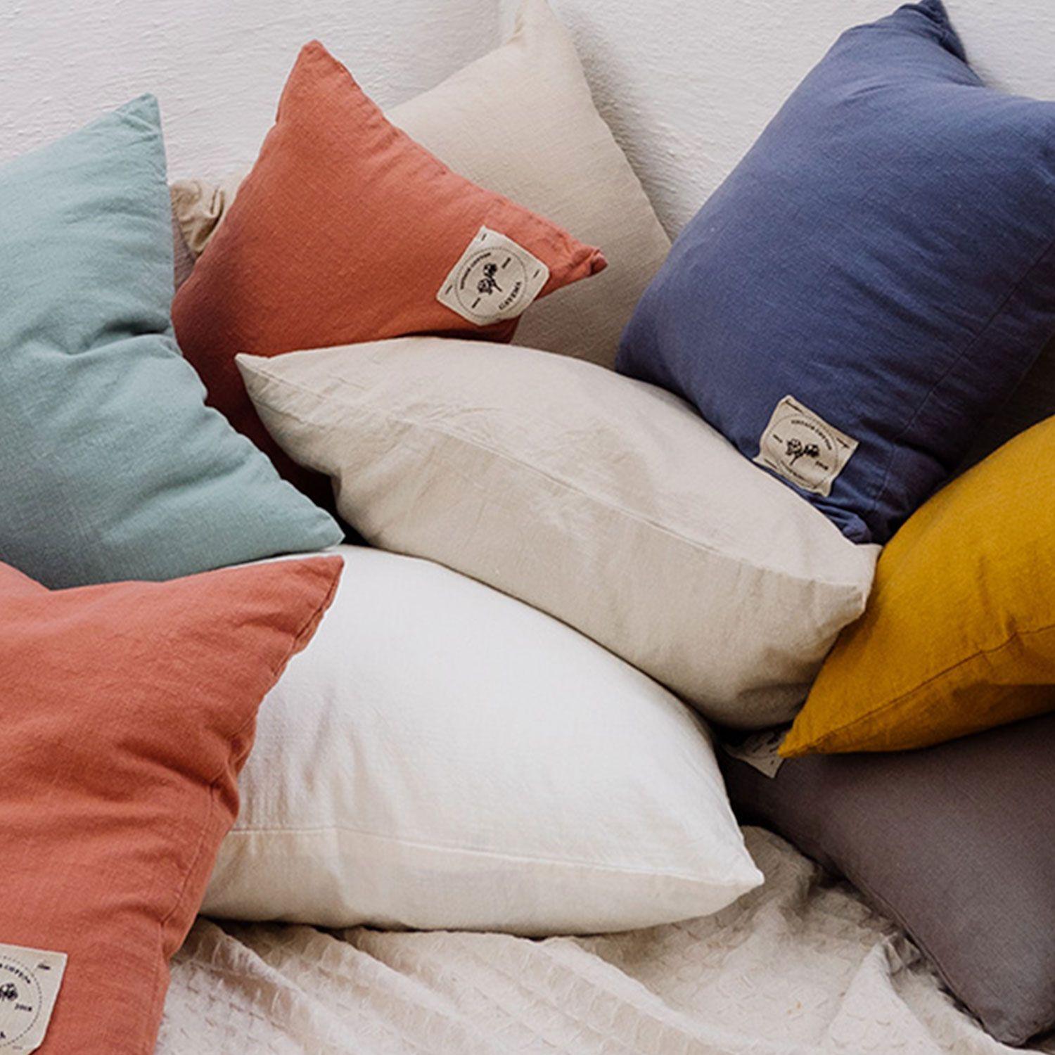 Funda Cojin Algodon Gavema 60x60 Coral-3