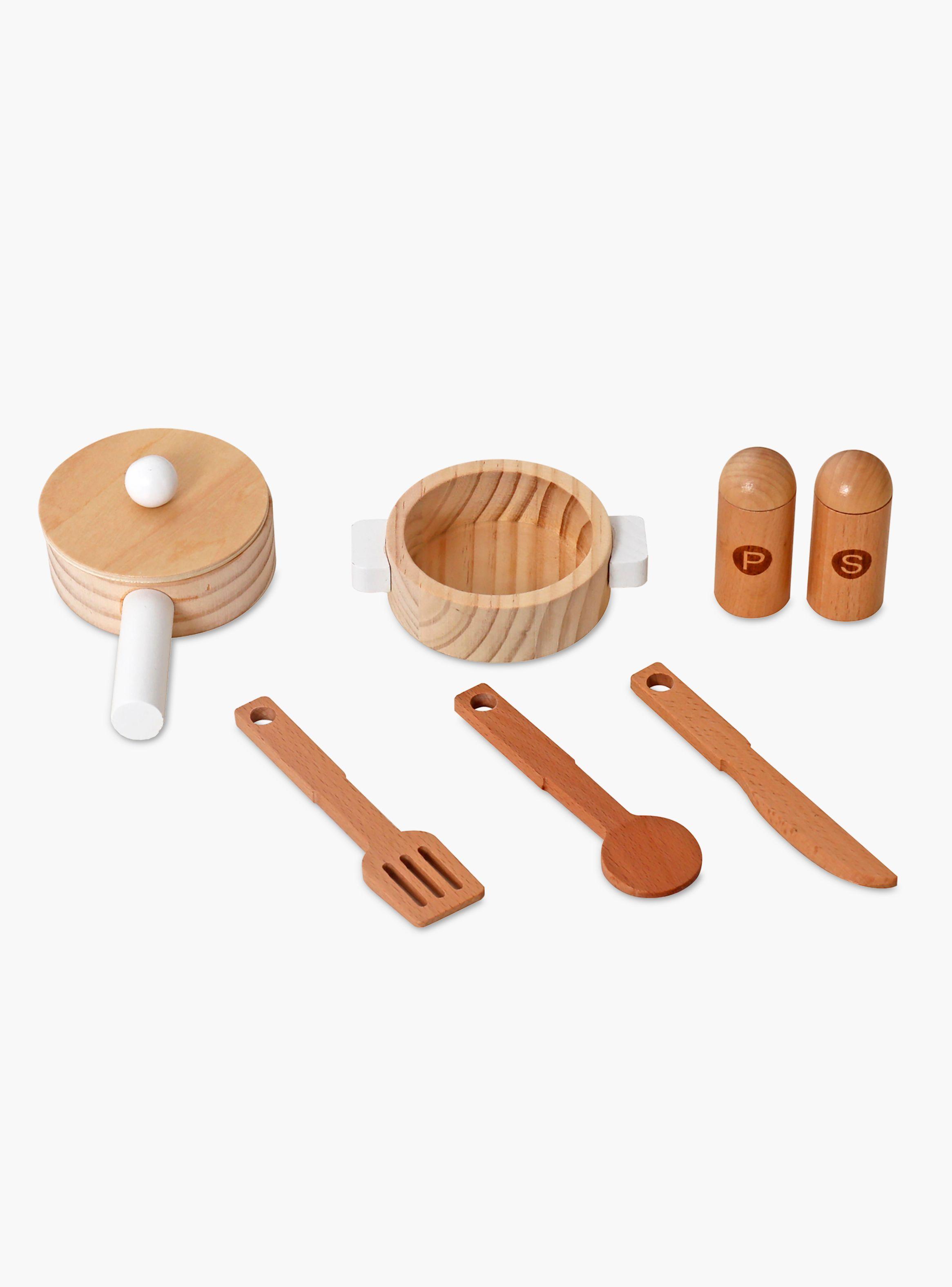 Cocina Infantil de Madera Chiara Blanco-6