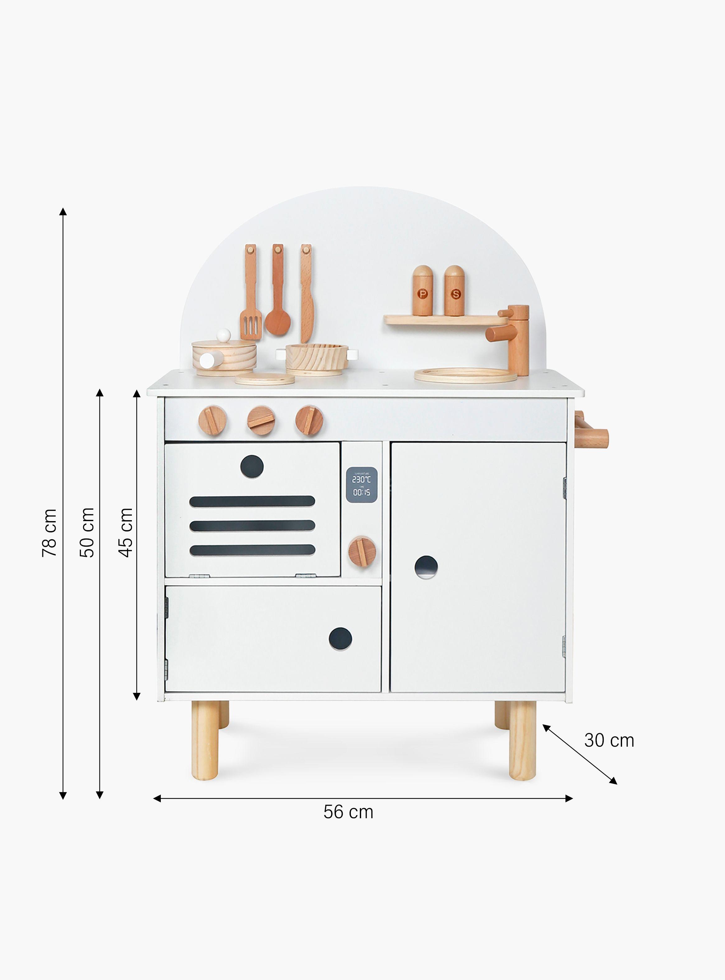 Cocina Infantil de Madera Chiara Blanco-7