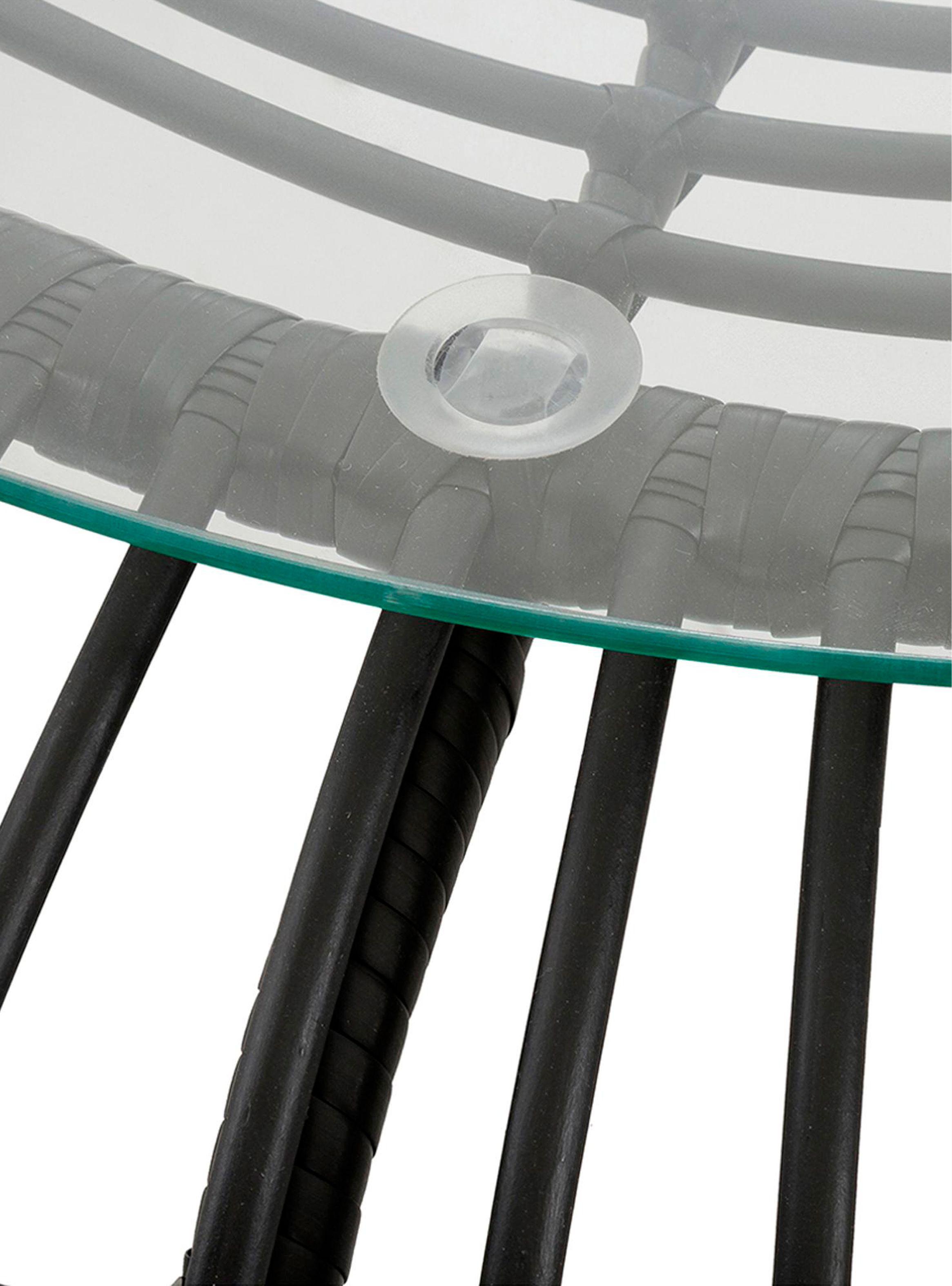 Mesa de Centro ratan sintetico Creta Negro-5