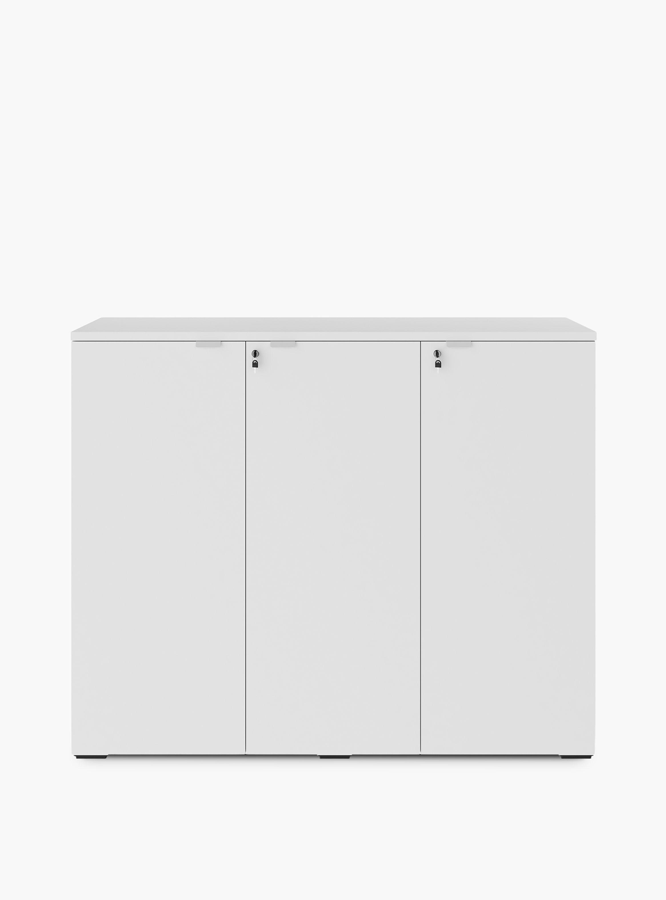 Gabinete Oficina Medio Space 3 puertas 150 Blanco-0