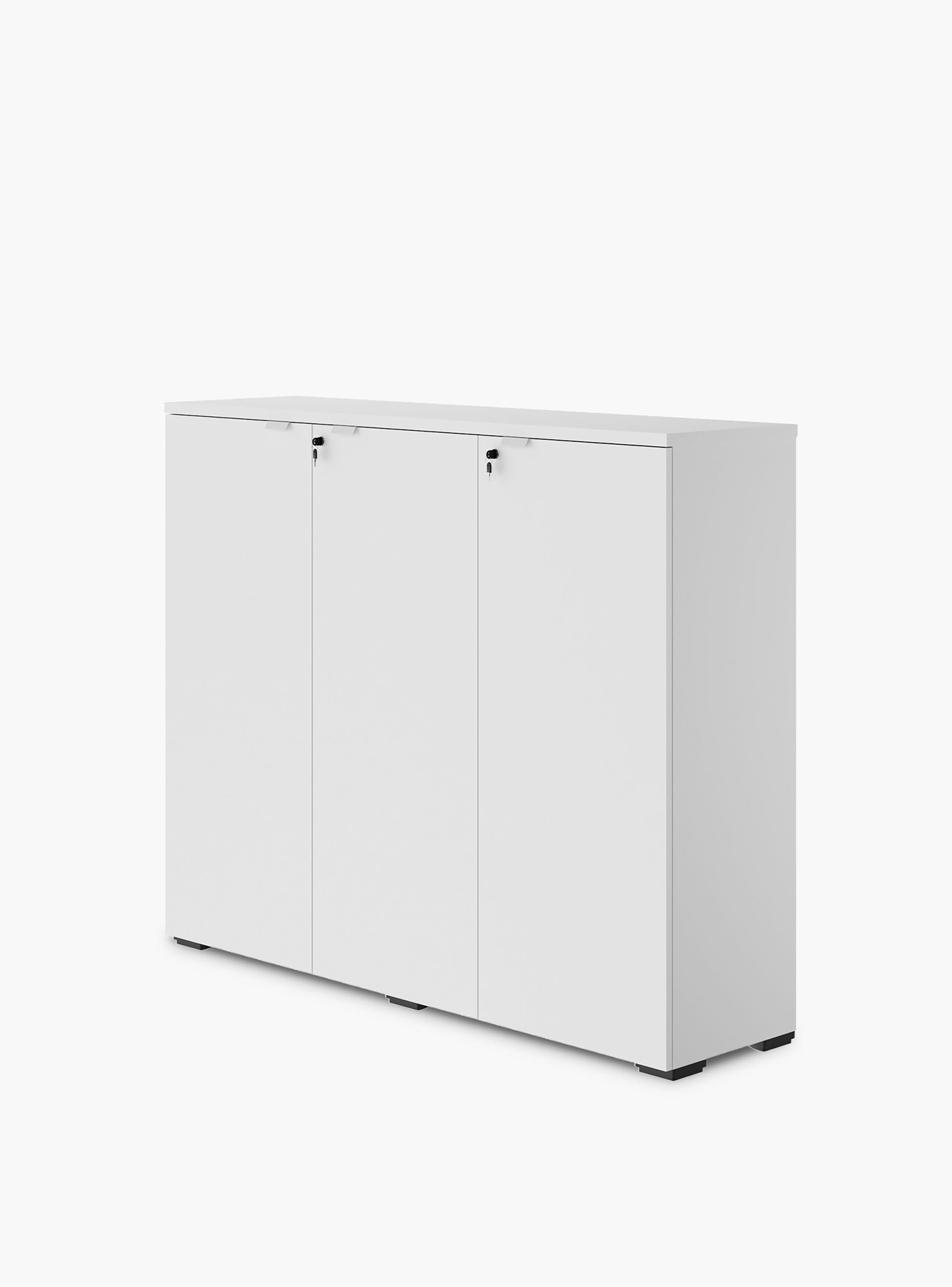 Gabinete Oficina Medio Space 3 puertas 150 Blanco-2