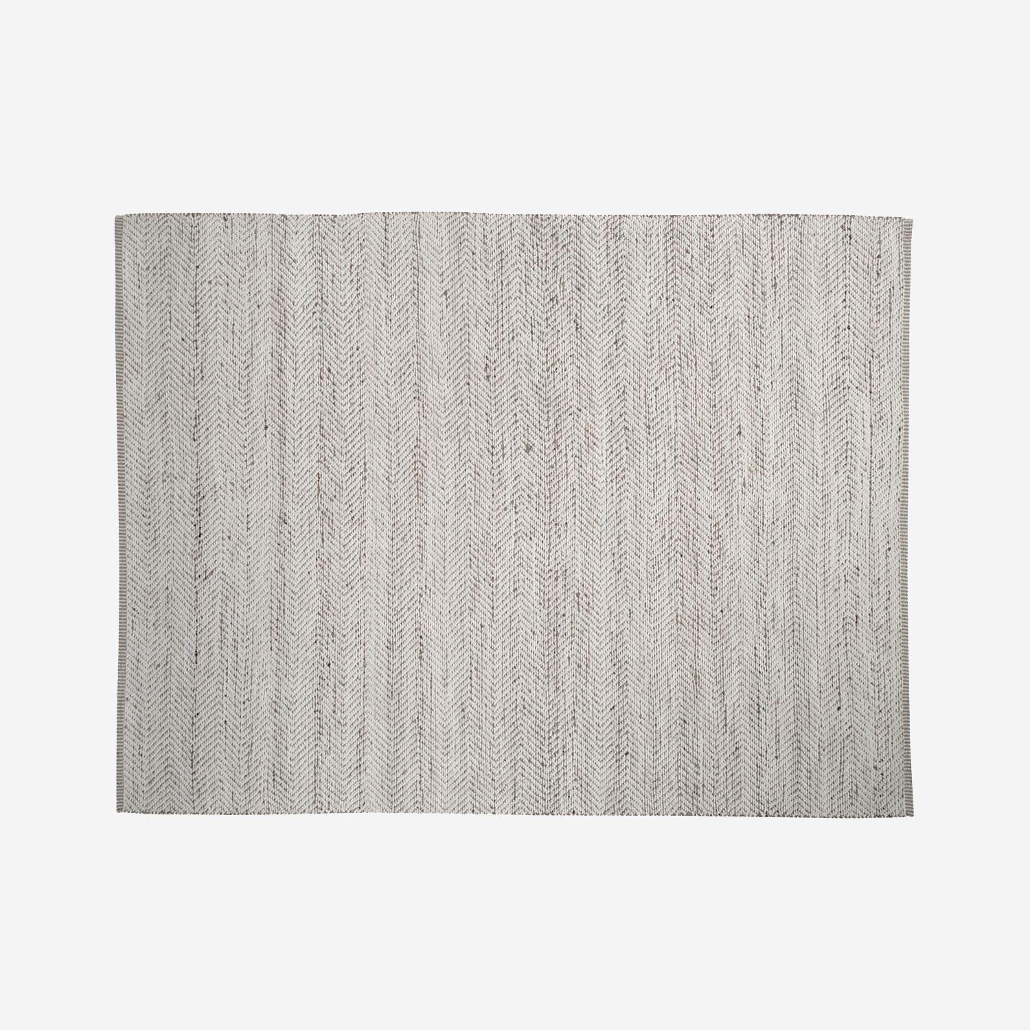 Alfombra Algodón/Cañamo Chebbi 200x300 Gris Oscuro-0