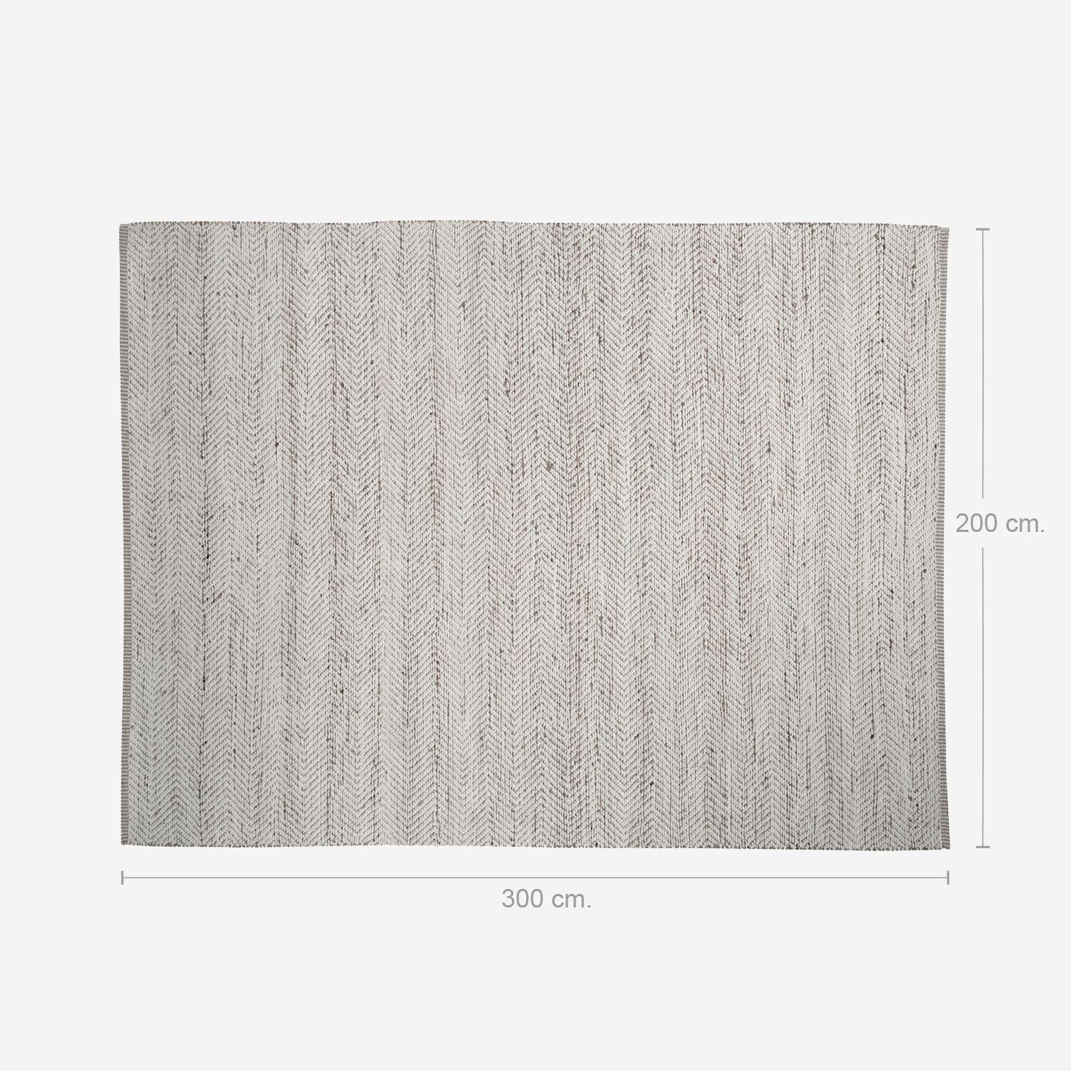 Alfombra Algodón/Cañamo Chebbi 200x300 Gris Oscuro-9