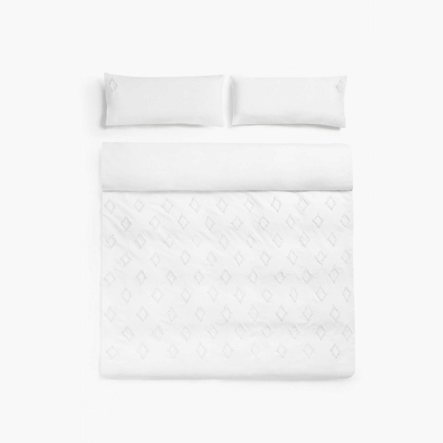 Funda Plumón Mila S 150x260 Blanco (cama 1 plaza)-1