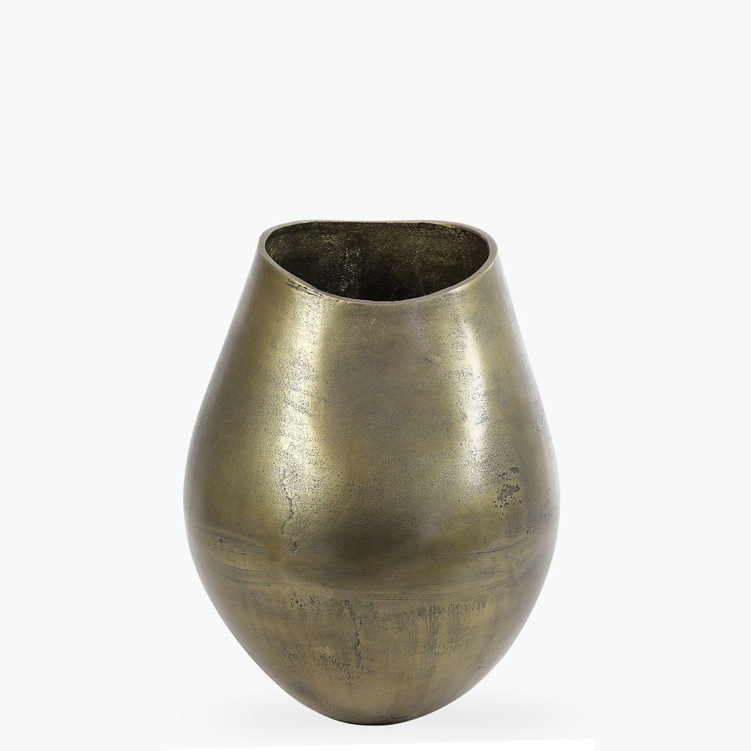Jarrón metálico Breston 28 Bronce-0
