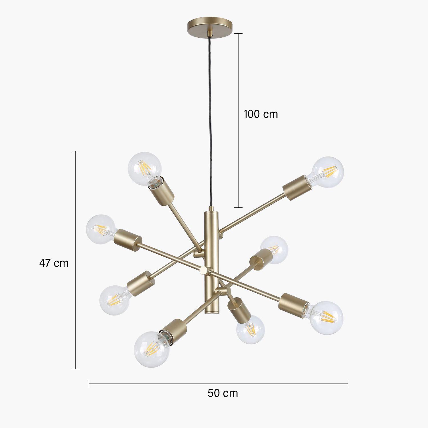 Lámpara de Colgar Amber Bronce-4