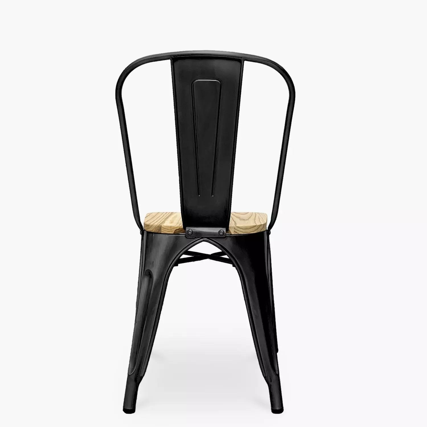 Silla Tolix Madera Negro-3