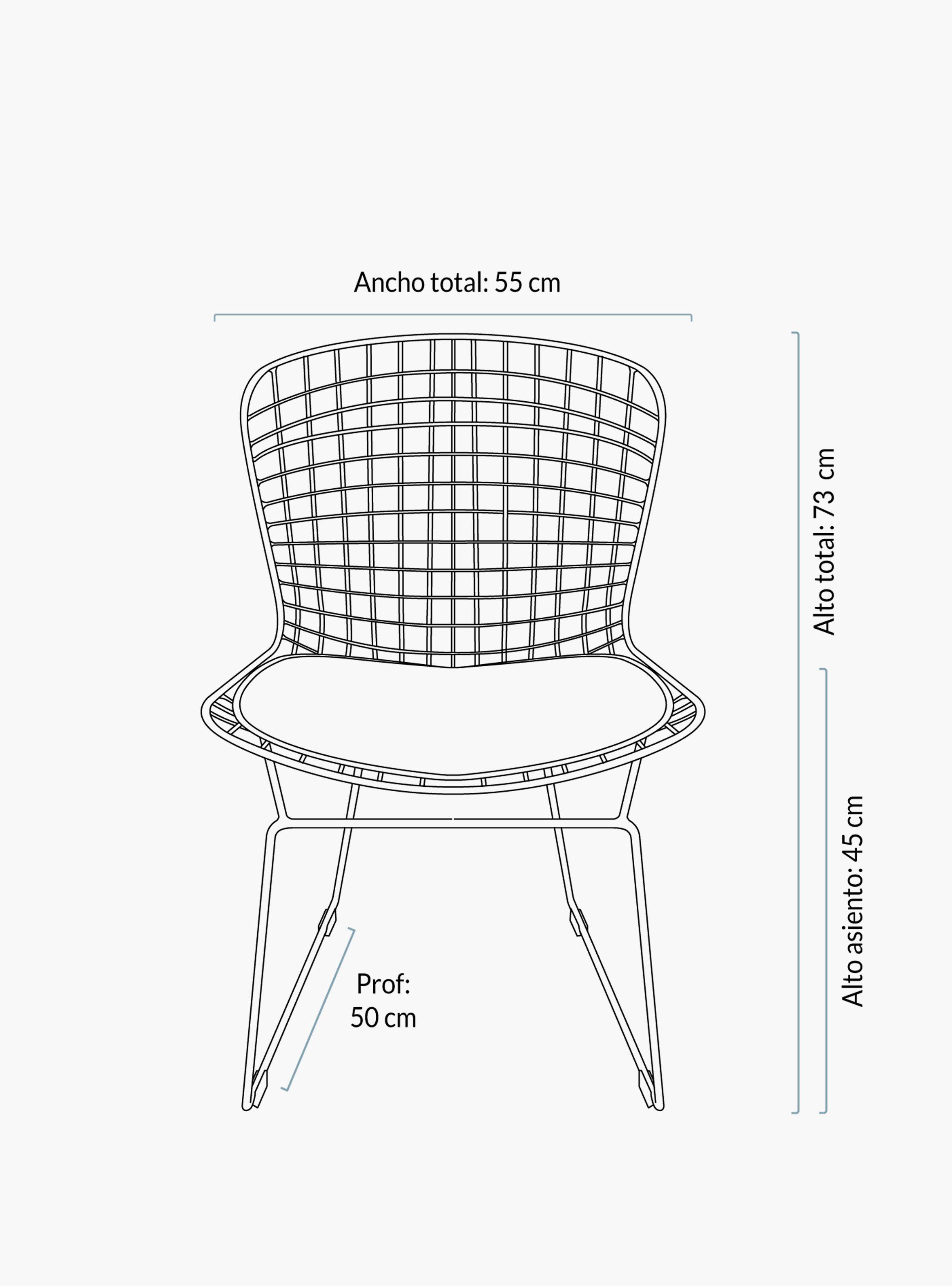 Silla Bertoia Negro-3