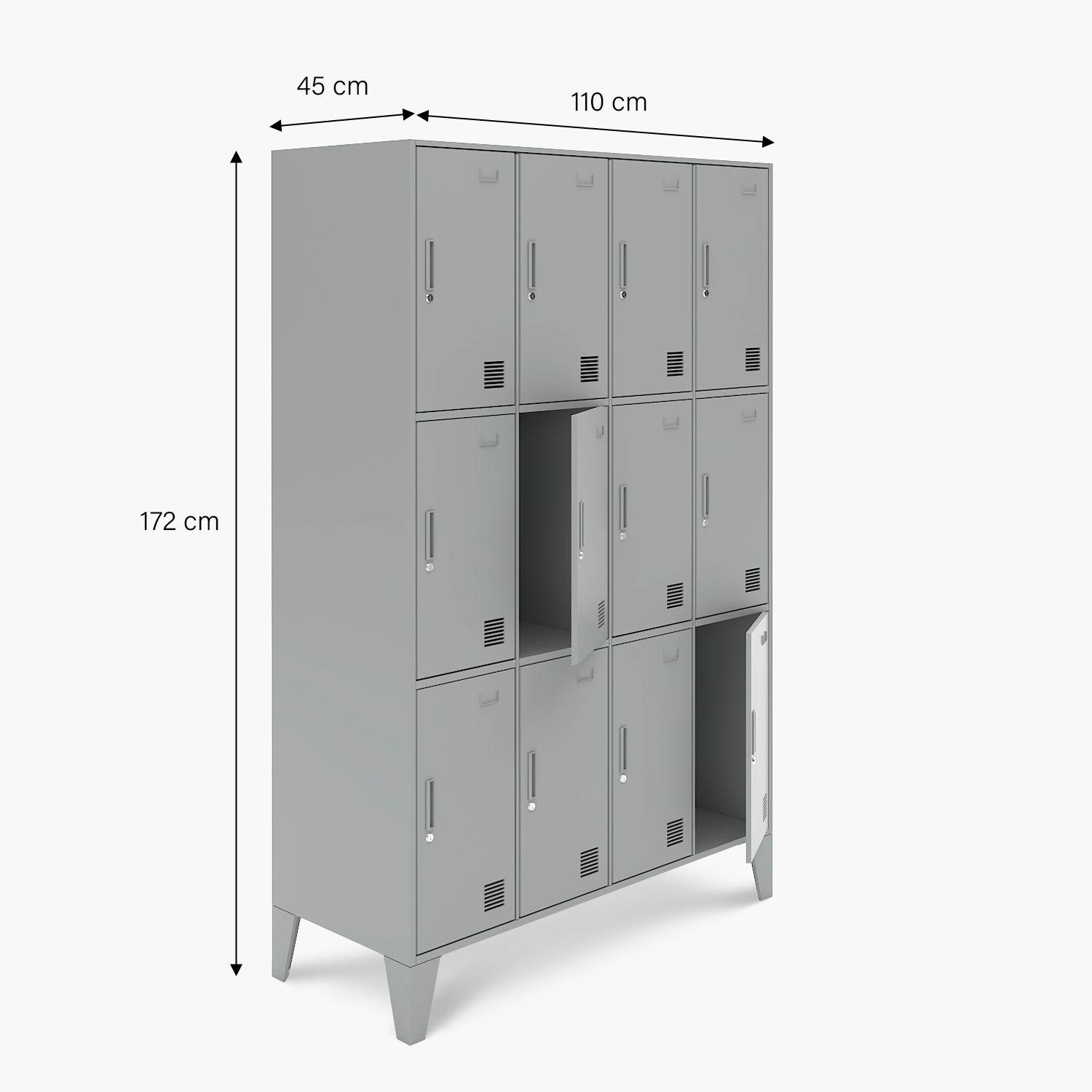Locker metálico L4A3-4