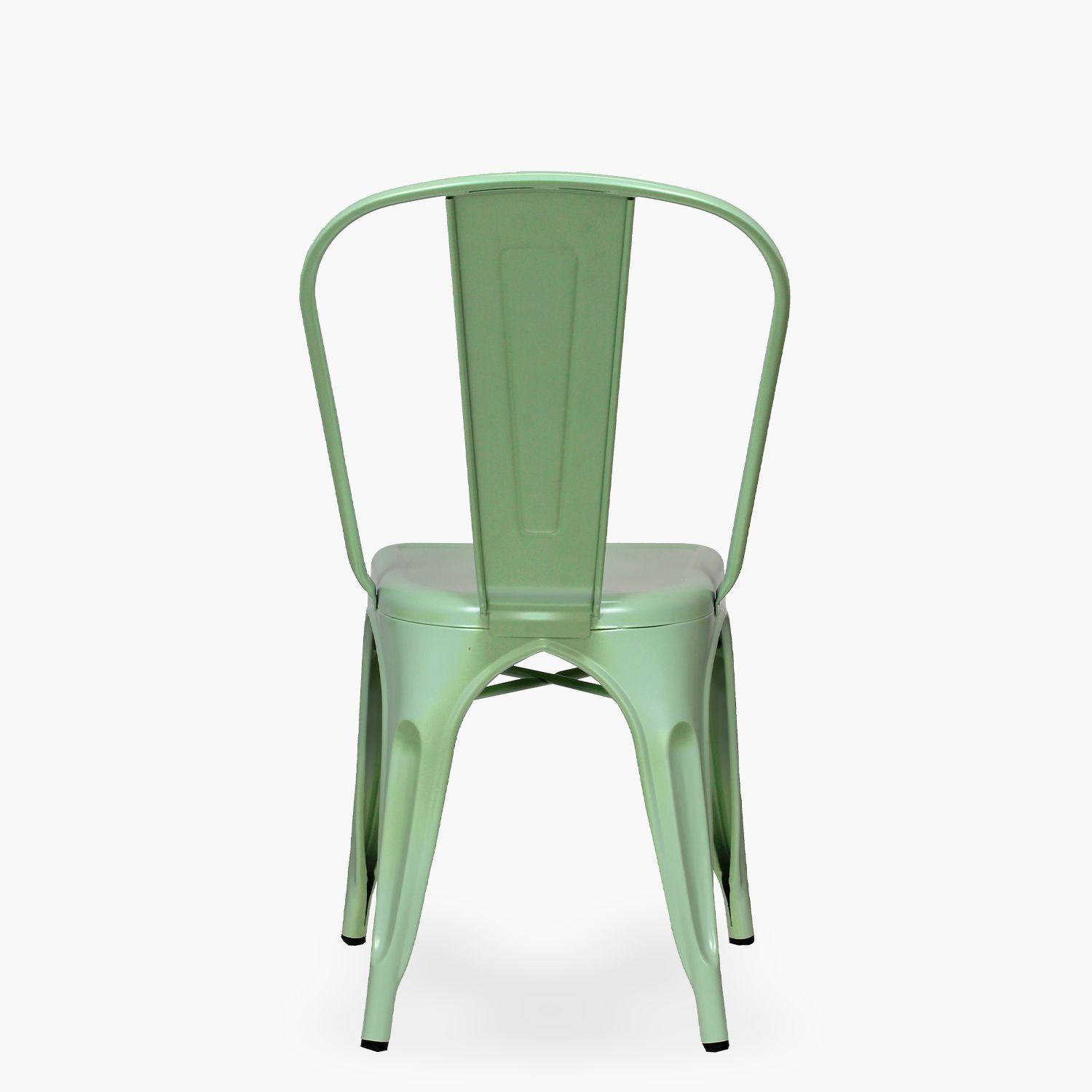 Pack 4 Sillas Tolix Asiento Metal Menta-4